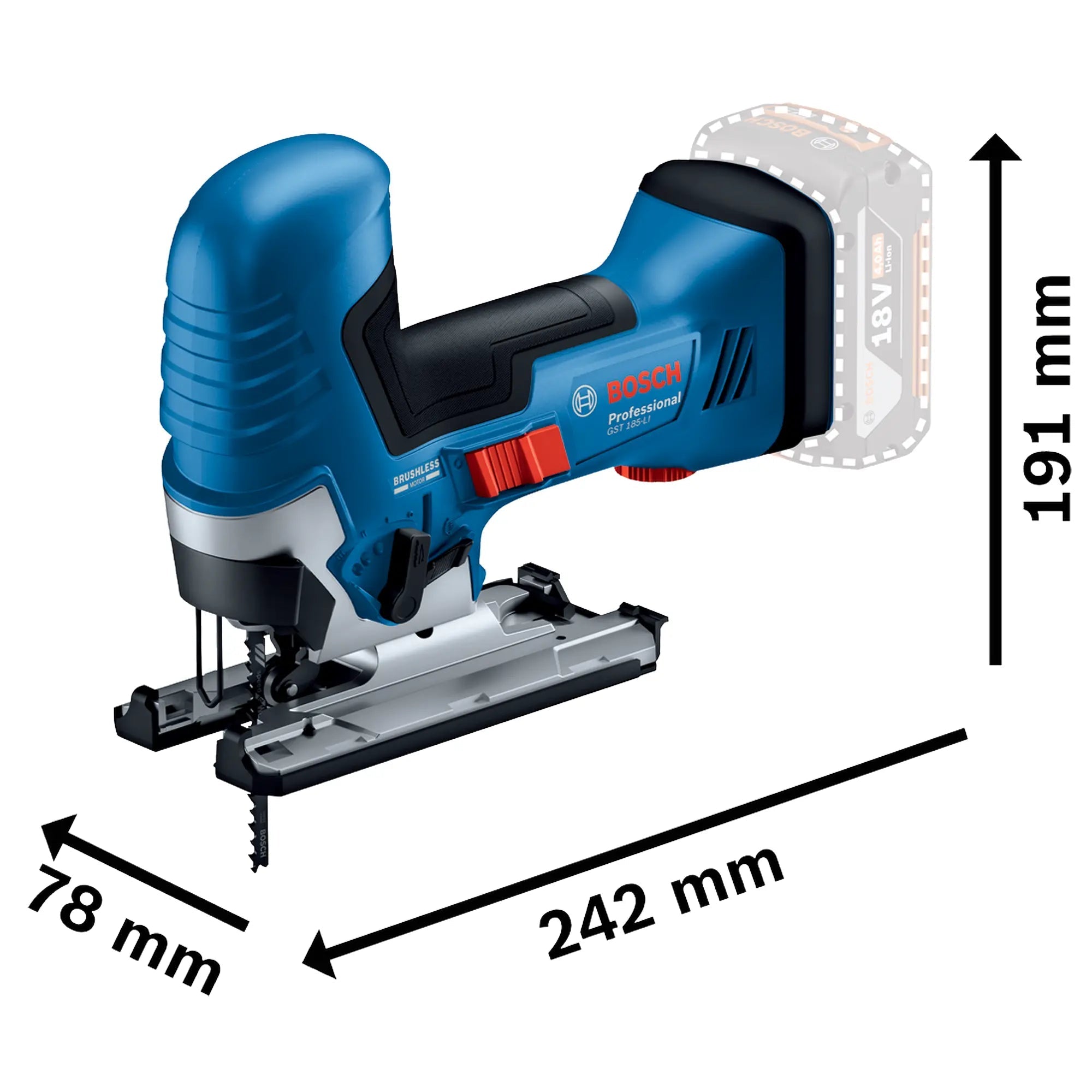 Säbelsäge Bosch GST 18V-125 S