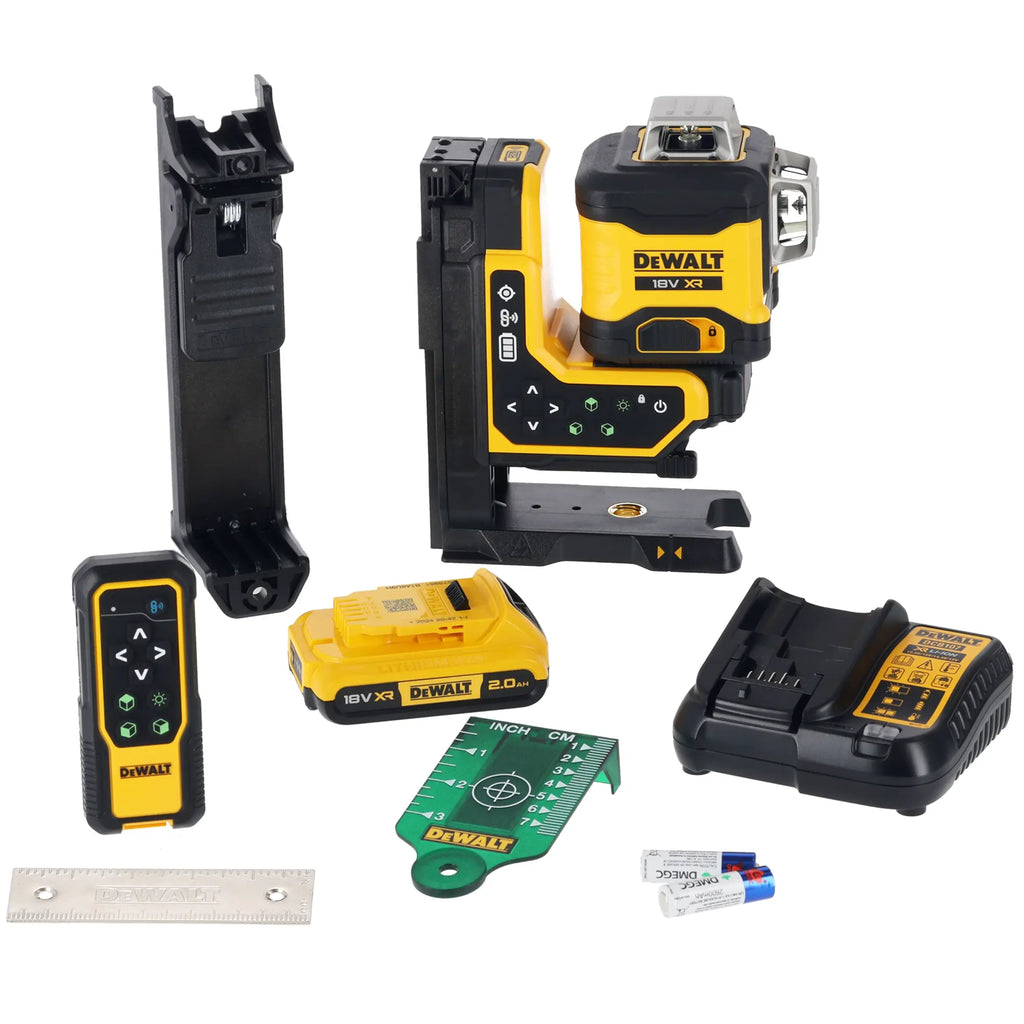 Grüner Laser-Niveau Dewalt DCLE34035D1-QW 18V 2Ah