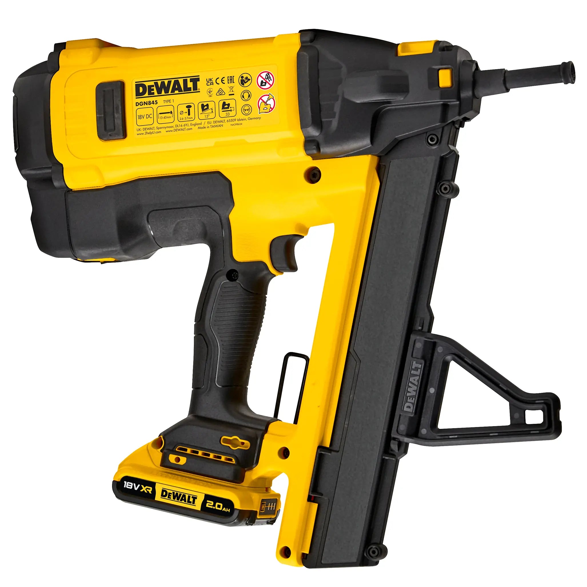 Gasnagler Dewalt DGN845D1-QW 18V 5Ah