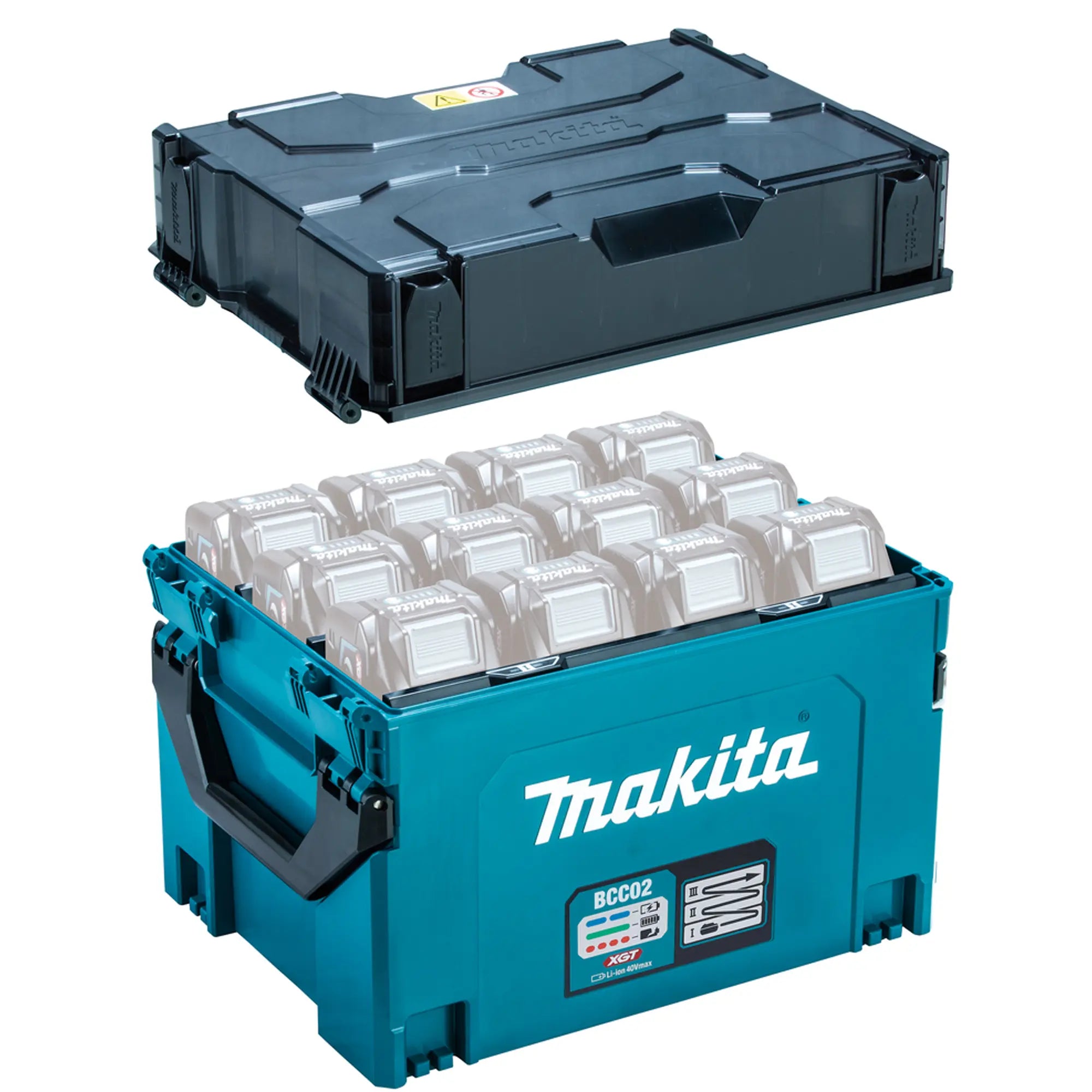 Mehrfach-Akkuladegerät Makita BCC02 1914U0-3 40V