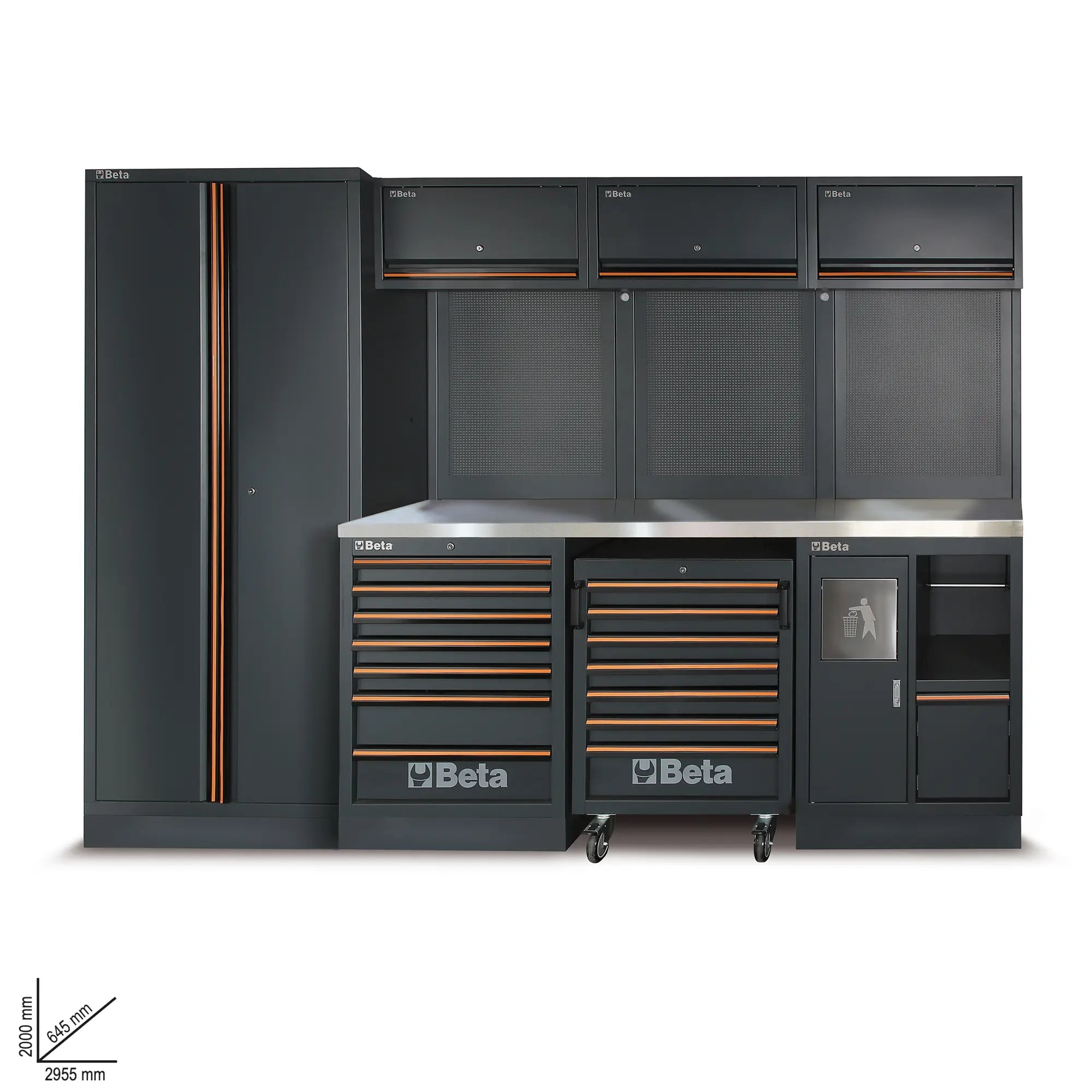 Werkstattmöbel Beta C45PRO 2.0 X mit 268 kostenlosen Tools