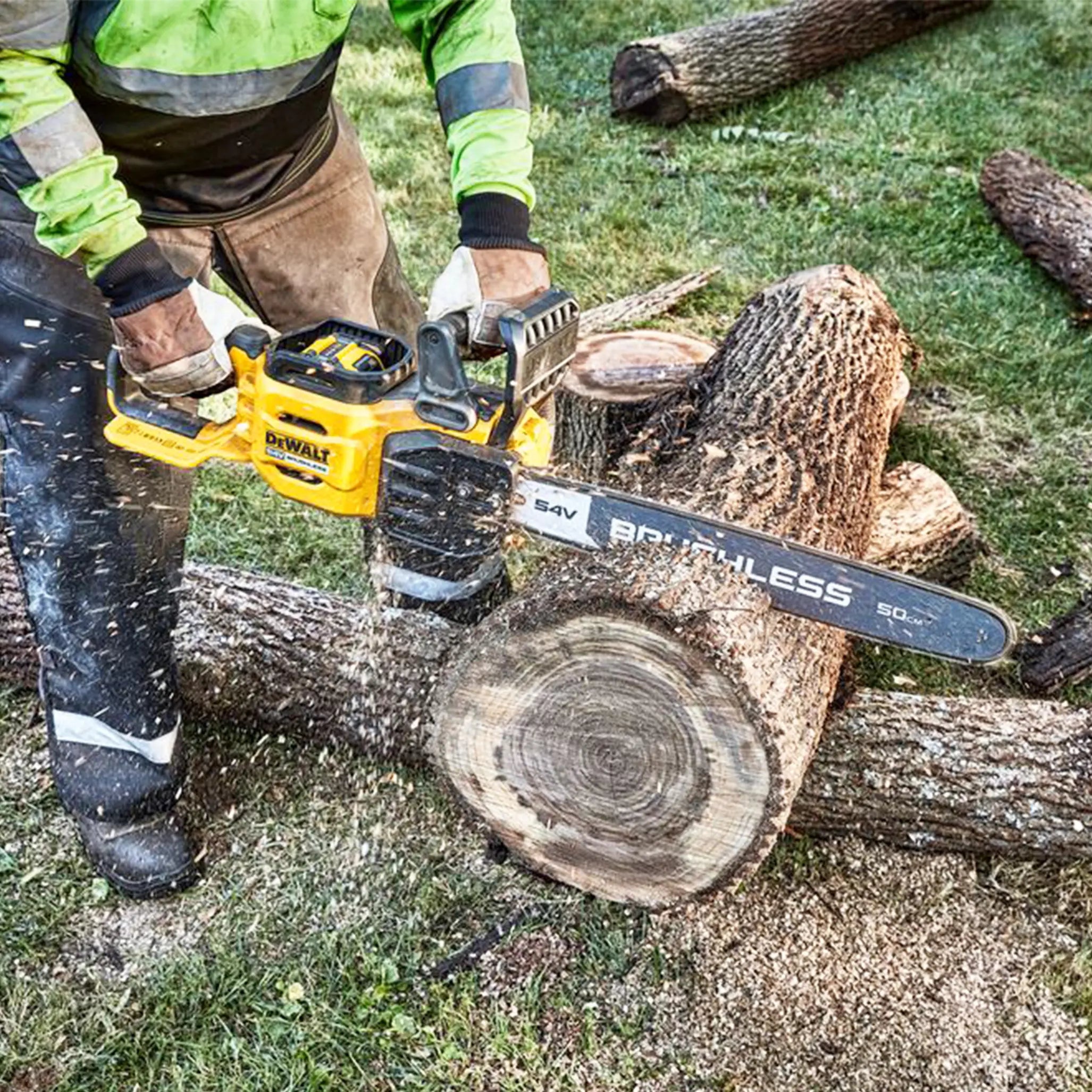 Elektrische Säge Dewalt DCMCS575X1-QW 54V 9Ah
