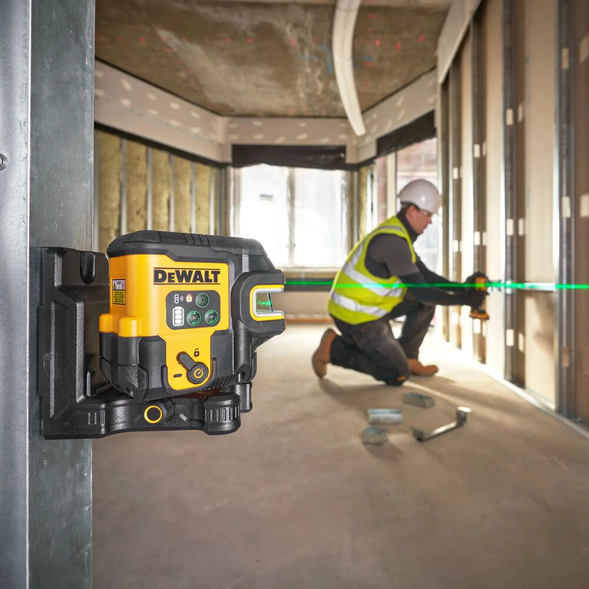 Grüner Kreuzlaser Dewalt DCLE14251GB-XJ