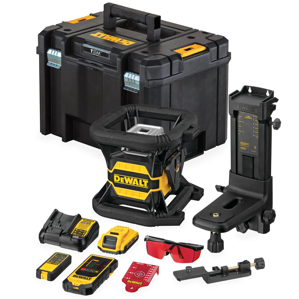 Roter Rotationslaser Dewalt DCE080D1RS-QW 18V 2Ah