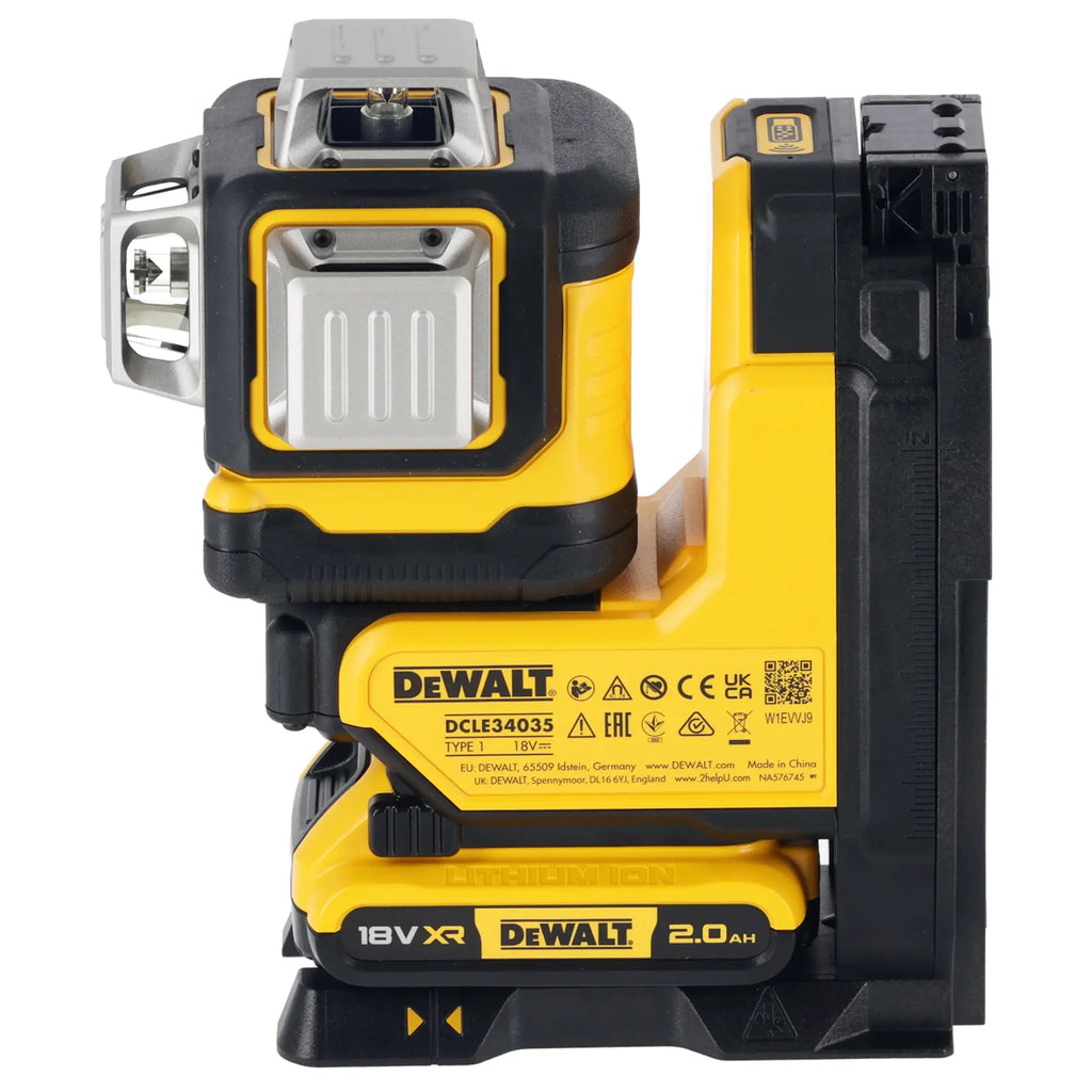 Grüner Laser-Niveau Dewalt DCLE34035D1-QW 18V 2Ah