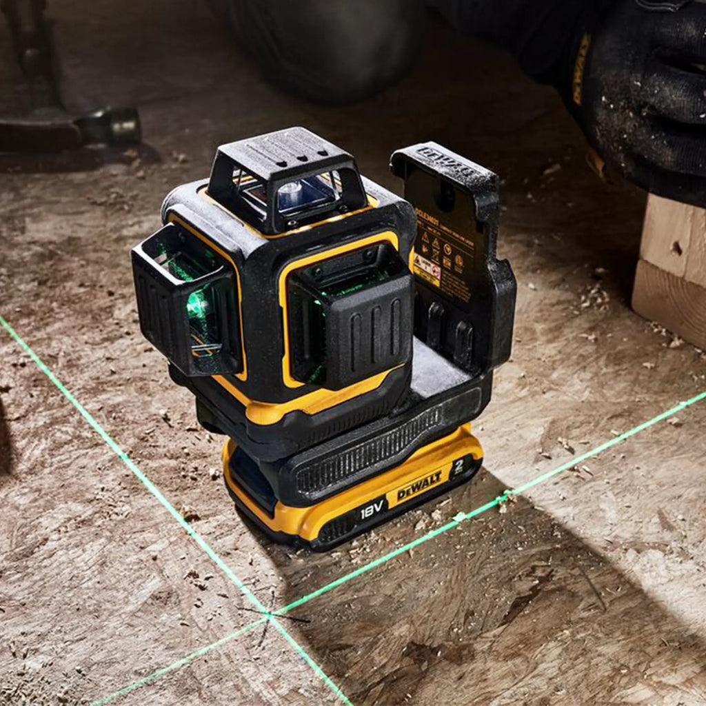 Grüner Laser-Niveau Dewalt DCLE34031D1-QW 18V 2Ah