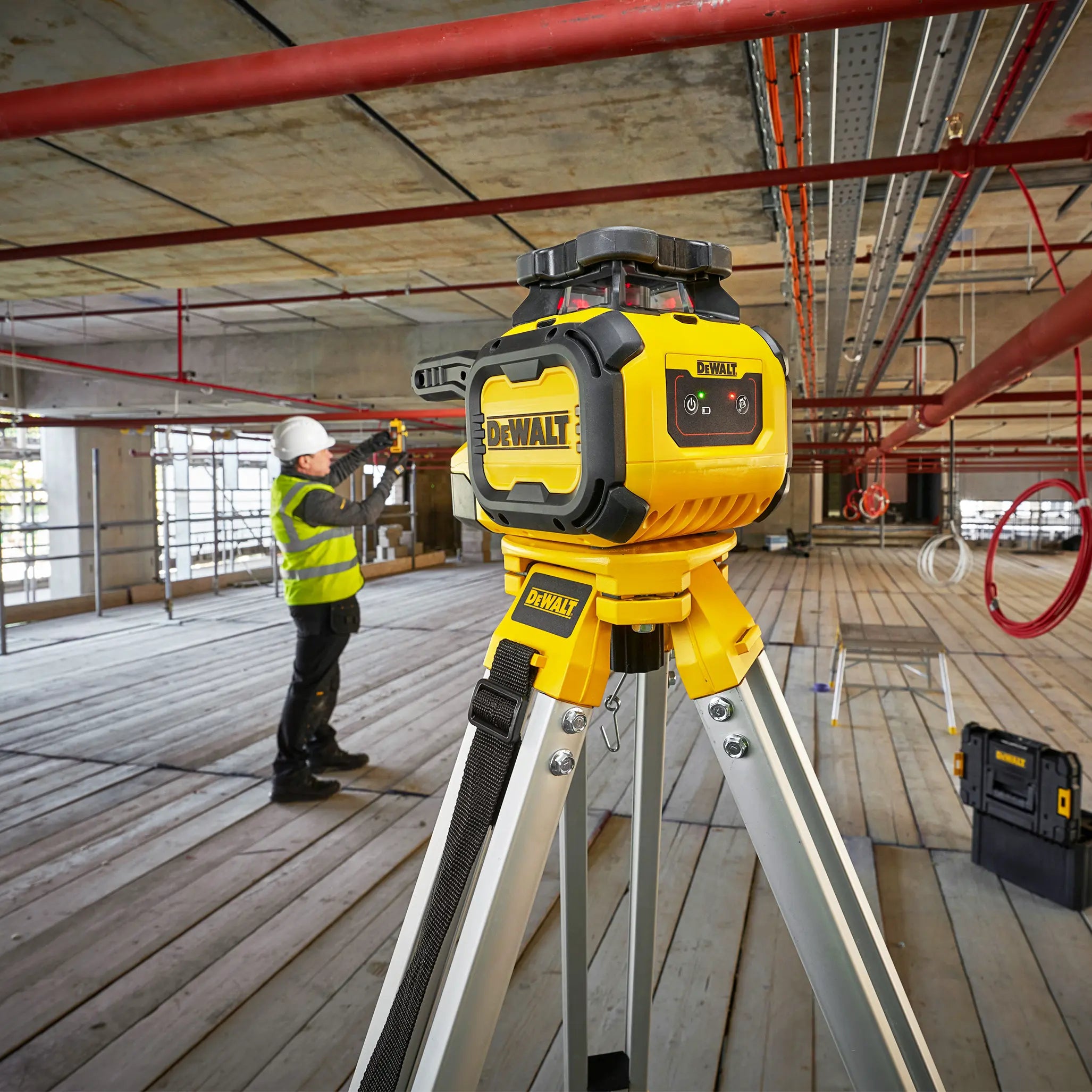 Roter Rotationslaser Dewalt DCLE05211-XJ