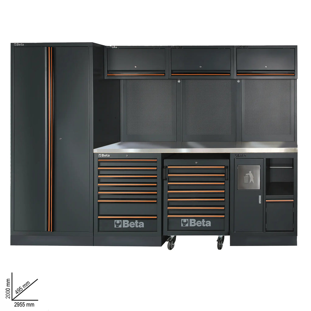 Werkstattmöbel Beta C45PRO X mit 196 kostenlosen Tools