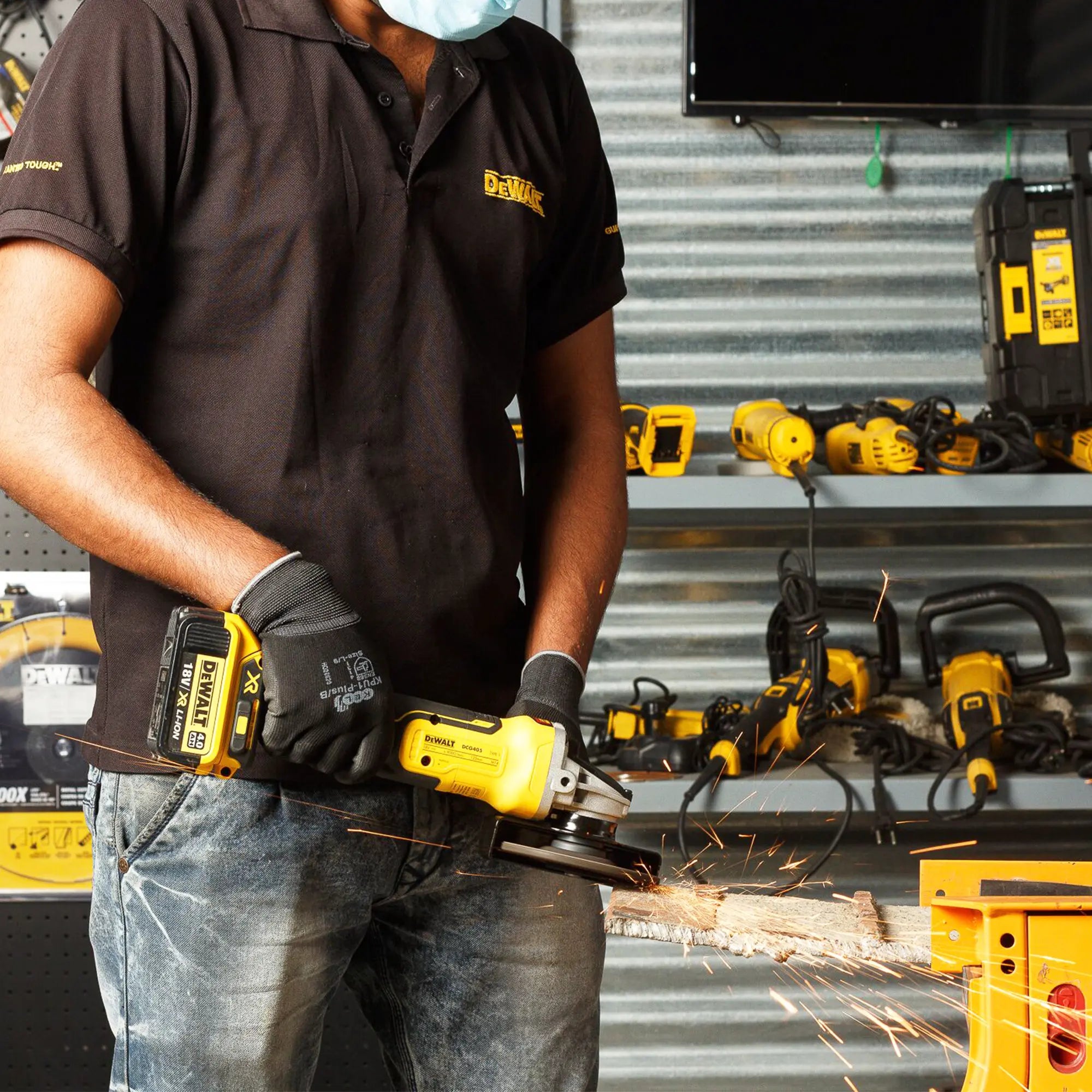 Schleifer Dewalt DCG405P3-QW 18V 5Ah