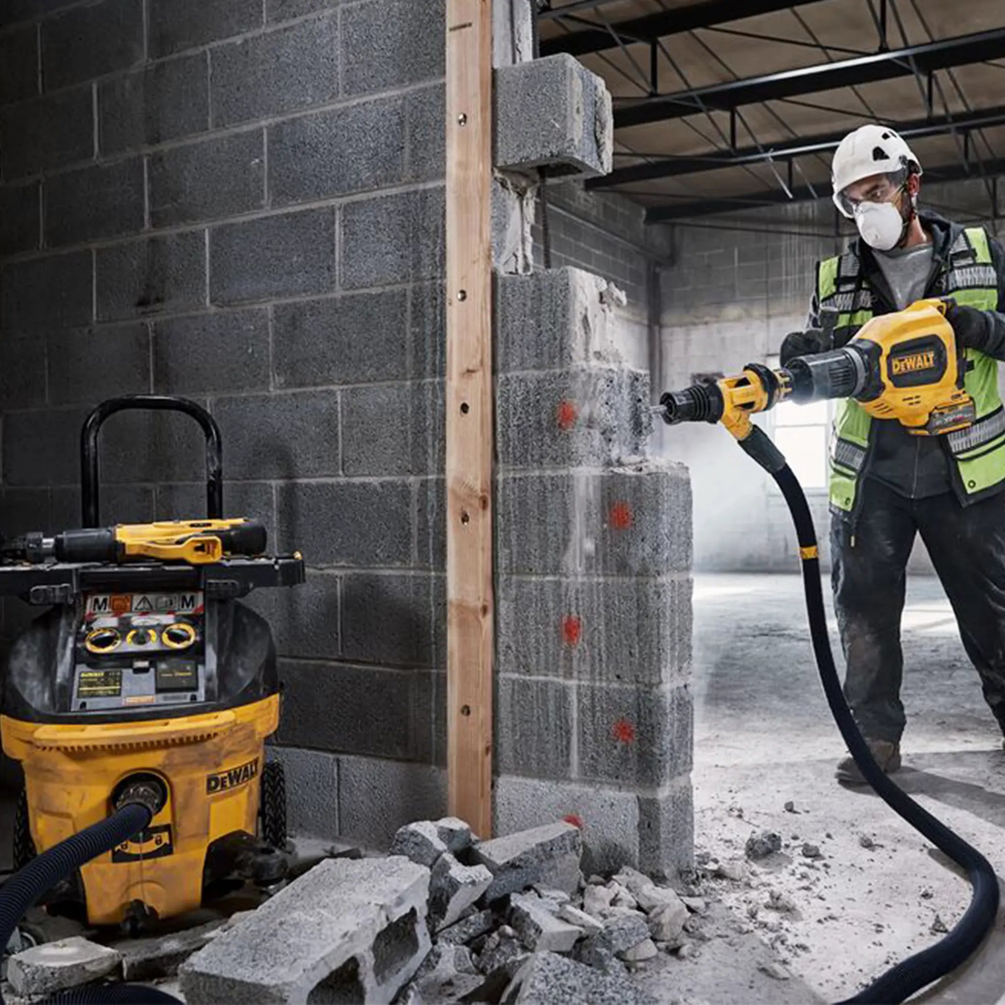 Feststoff-/Flüssigstaubsauger Dewalt DWV905M-QS 1400W