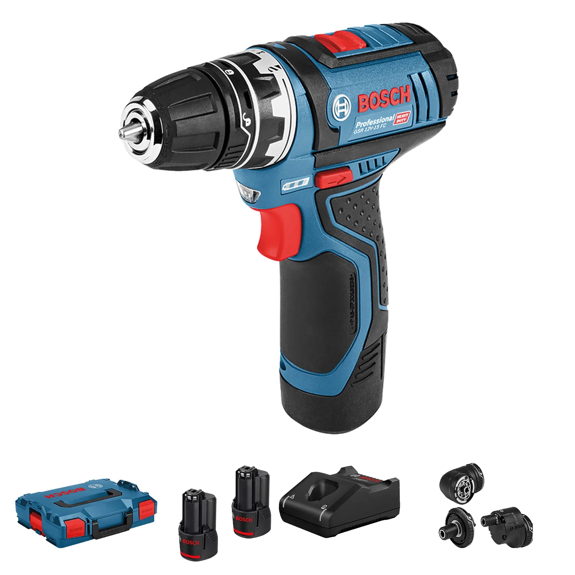 Bohrschrauber Bosch GSR 12V-15 FC 12V 2Ah