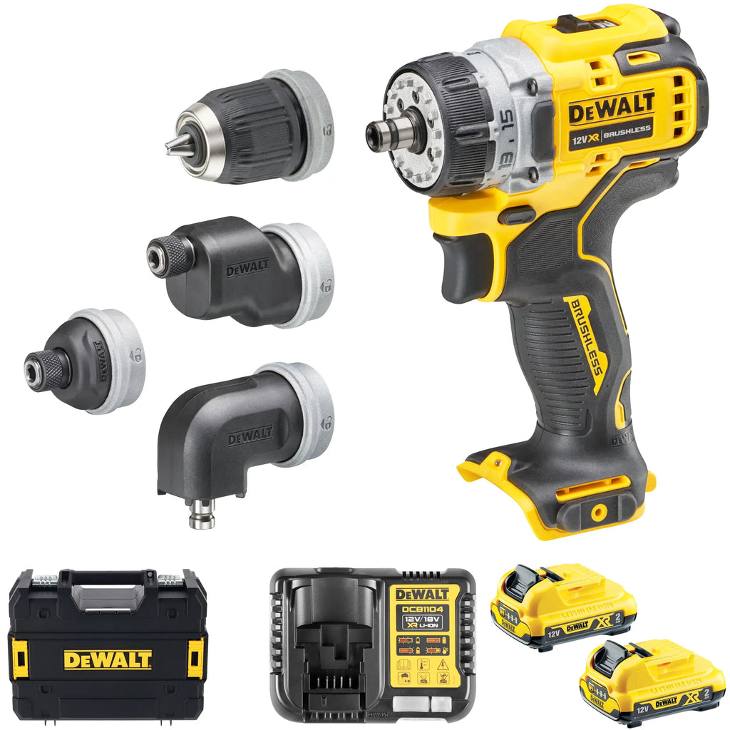 Bohrschrauber Dewalt DCD703L2T-QW 12V 2Ah