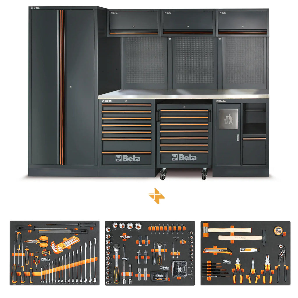 Werkstattmöbel Beta C45PRO X mit 196 kostenlosen Tools
