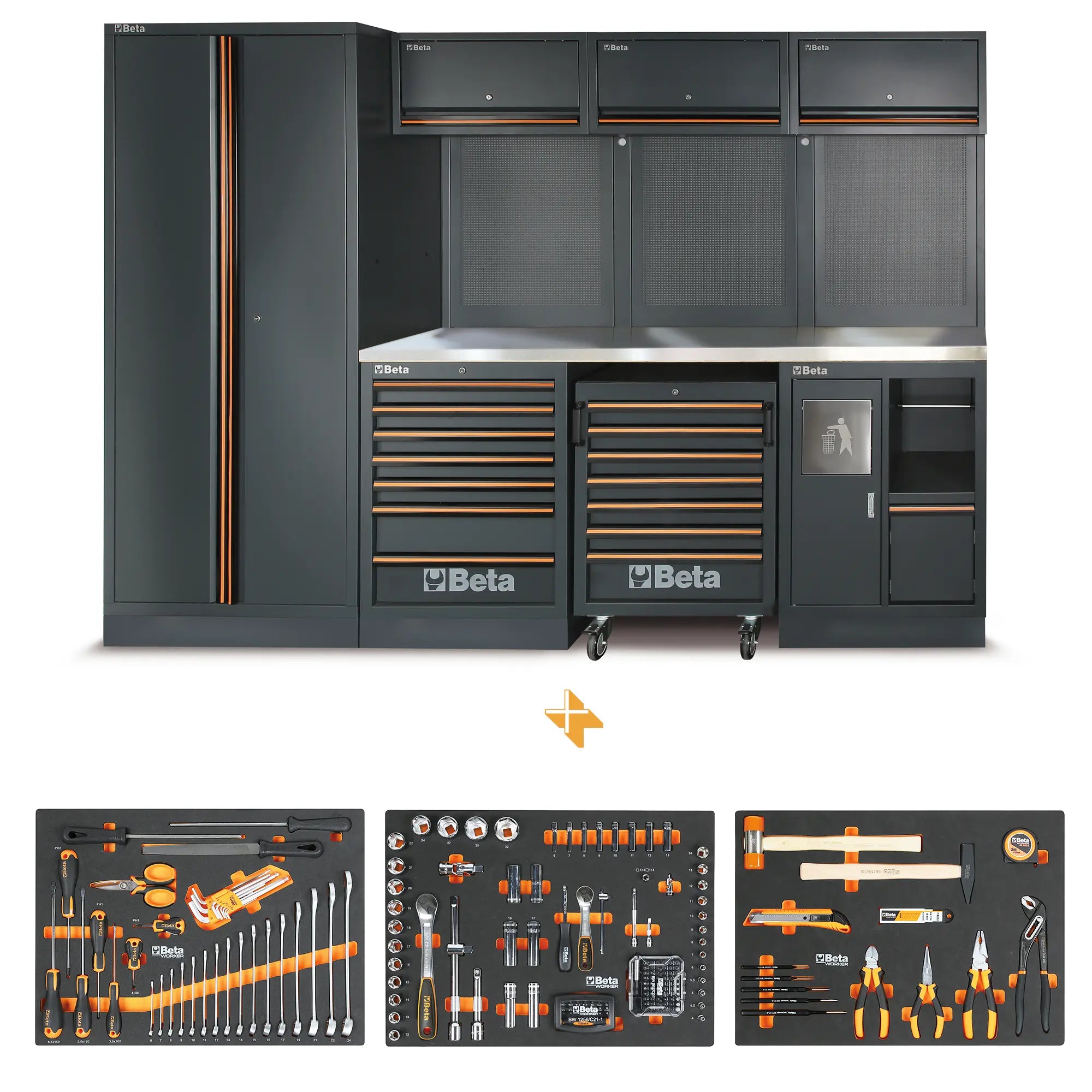 Werkstattmöbel Beta C45PRO X mit 196 kostenlosen Tools