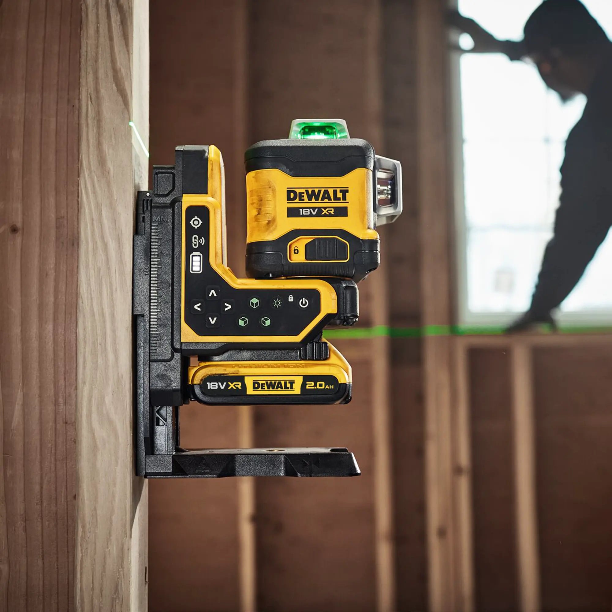 Grüner Laser-Niveau Dewalt DCLE34035D1-QW 18V 2Ah