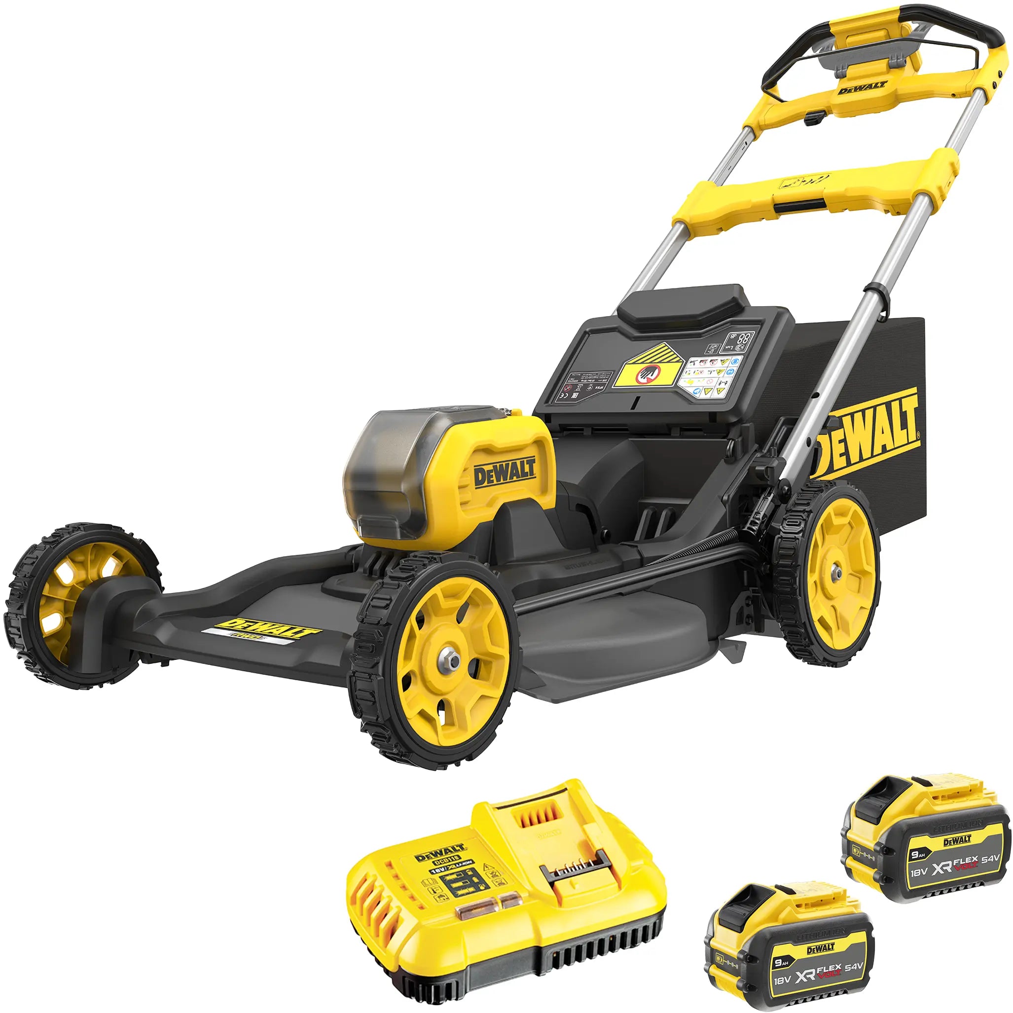 Selbstfahrender Rasenmäher Dewalt DCK550SPX2K-IT 54V 9Ah