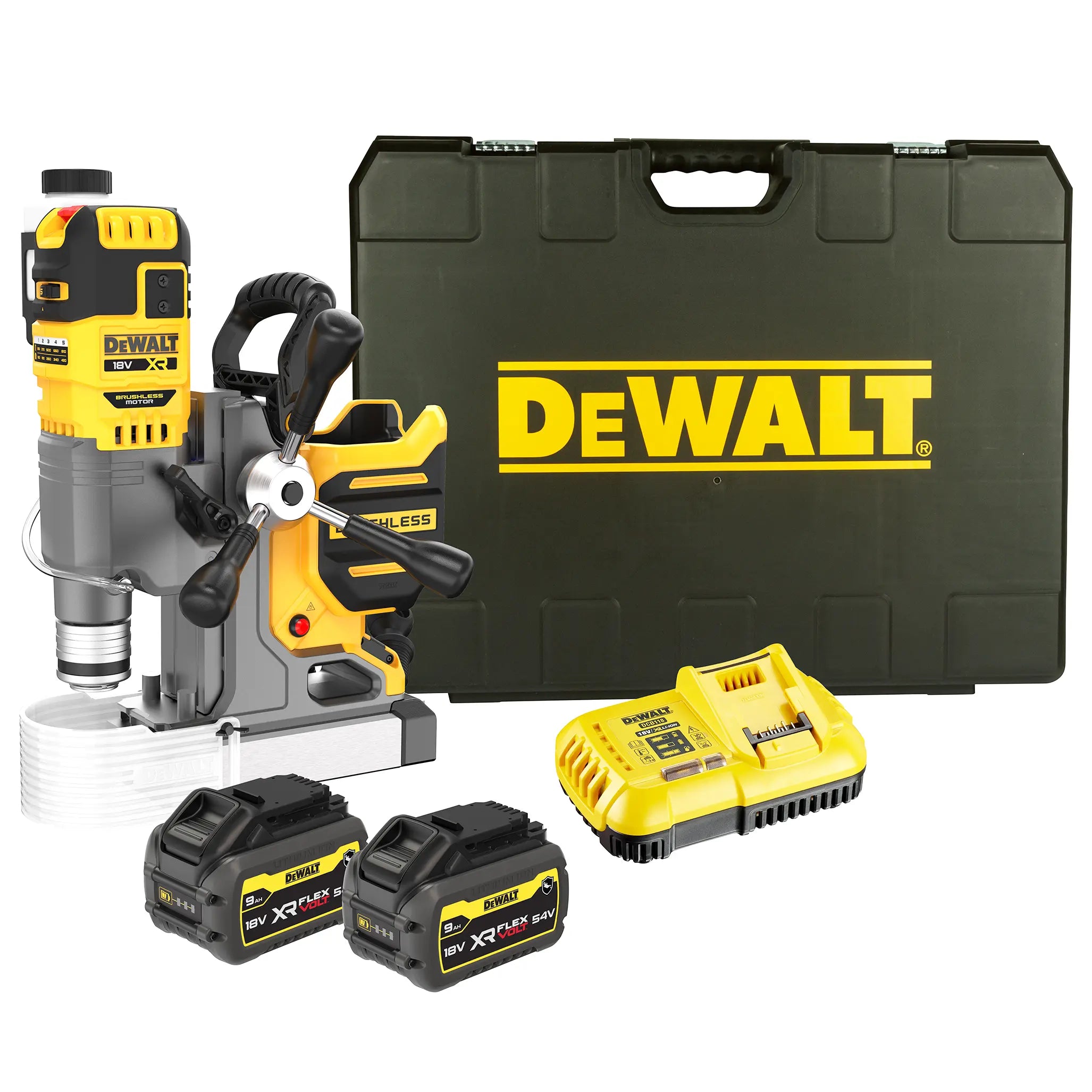 Magnetische Säulenbohrmaschine Dewalt DCD1623X2G-QW 18V 9Ah