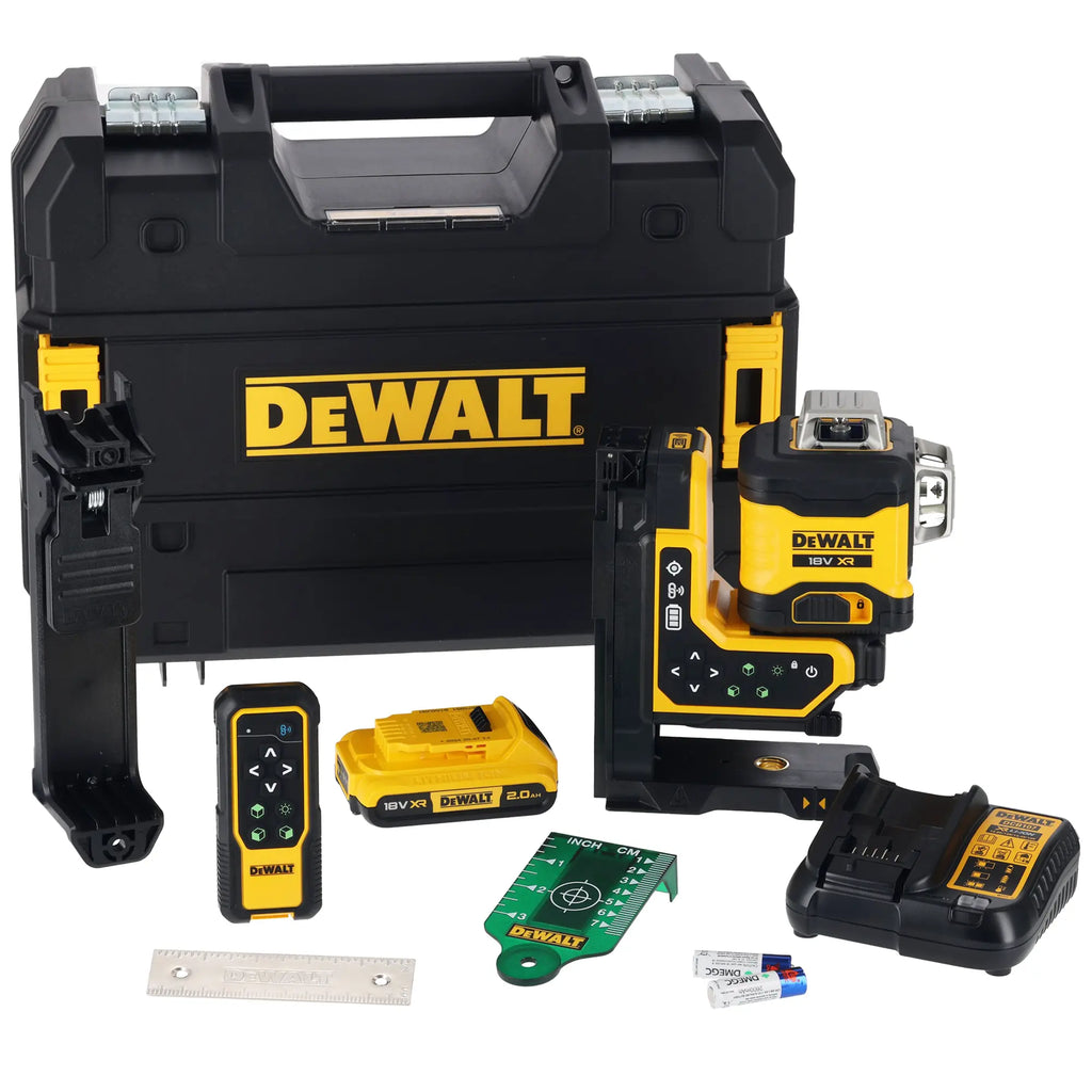 Grüner Laser-Niveau Dewalt DCLE34035D1-QW 18V 2Ah