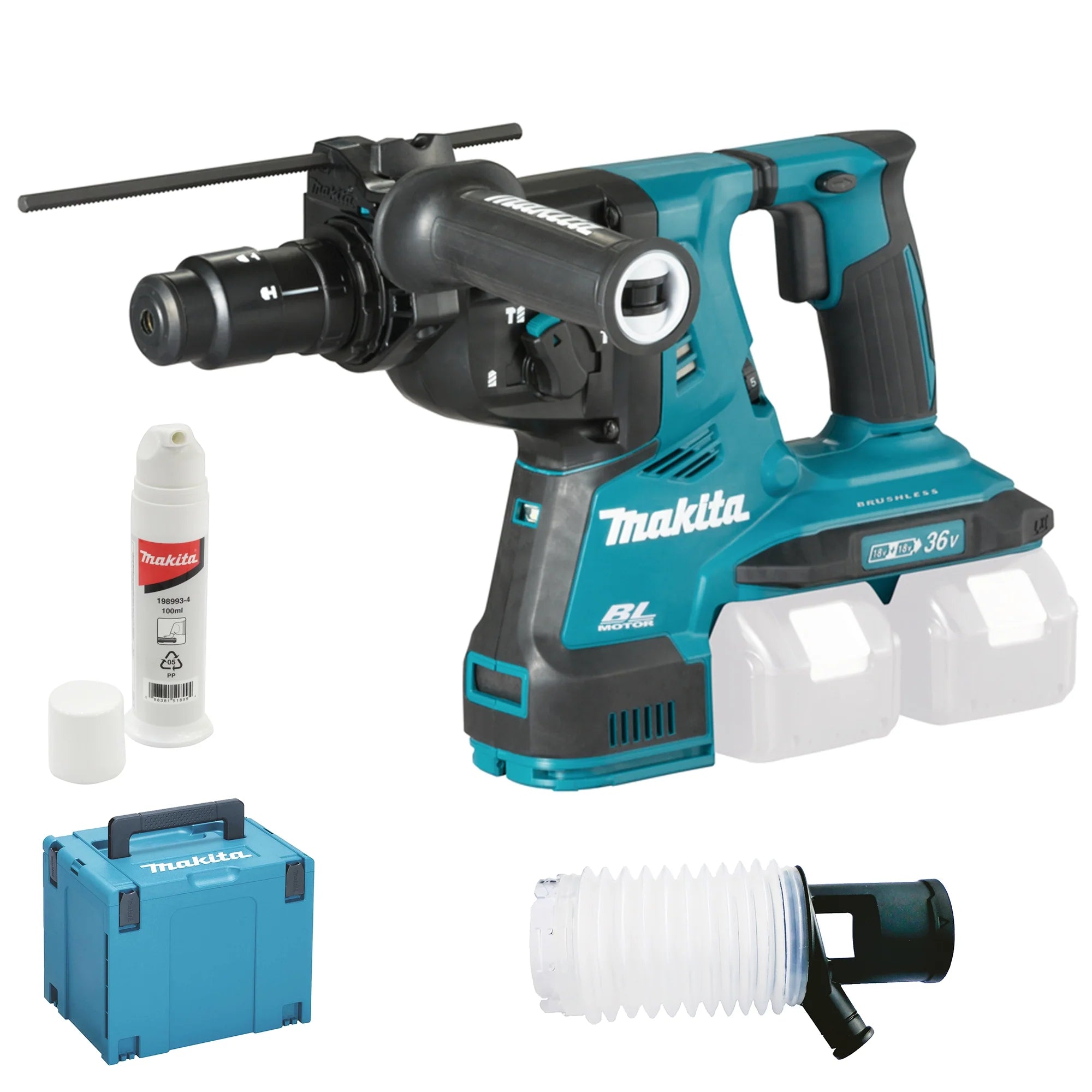 Bohrhammer Makita DHR281ZJ 18V x 2