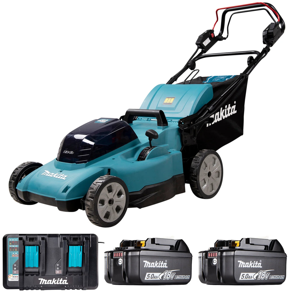 Rasenmäher Makita DLM481PT2 18V x 2 5Ah