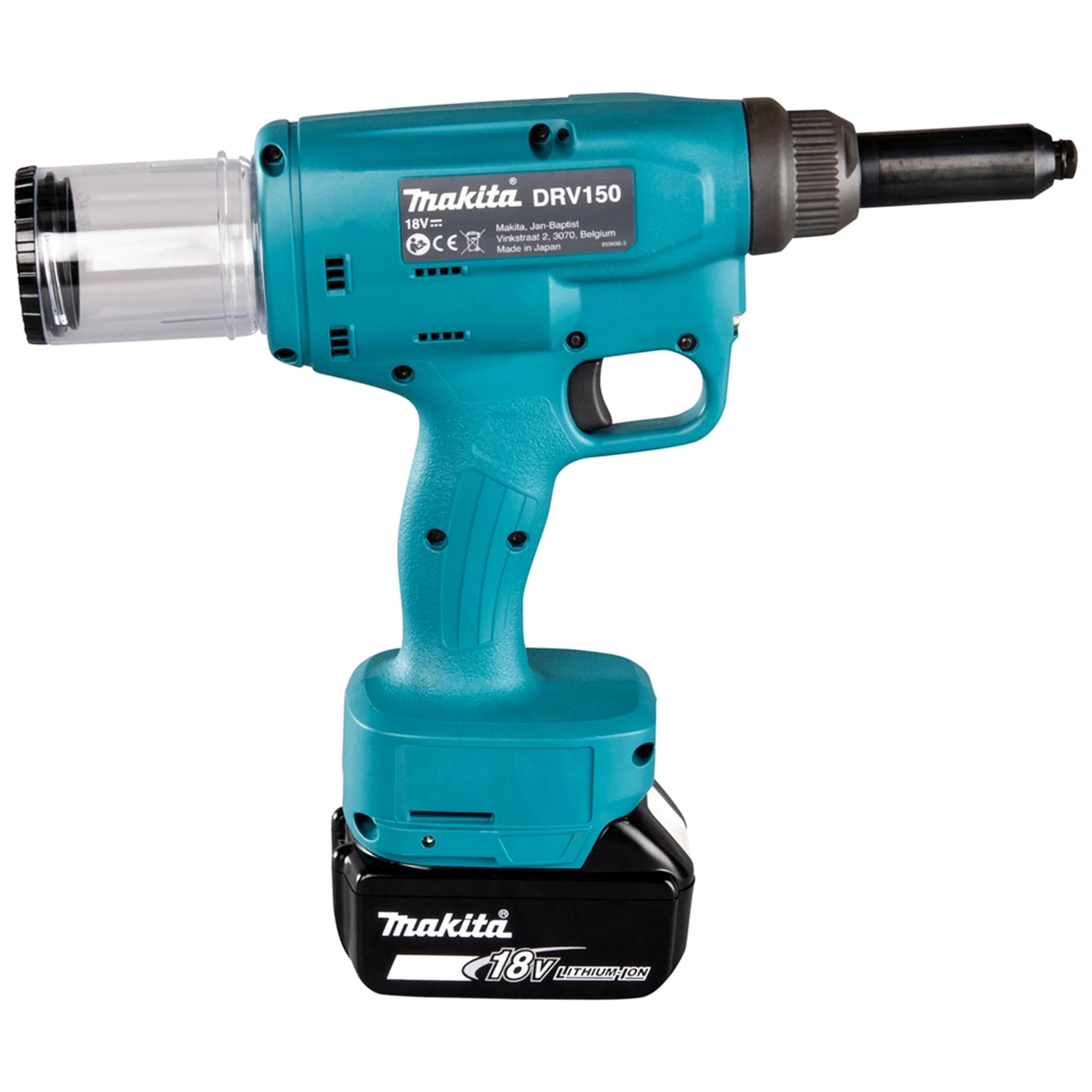 Nietmaschine Makita DRV150RTJ 18 V 5 Ah