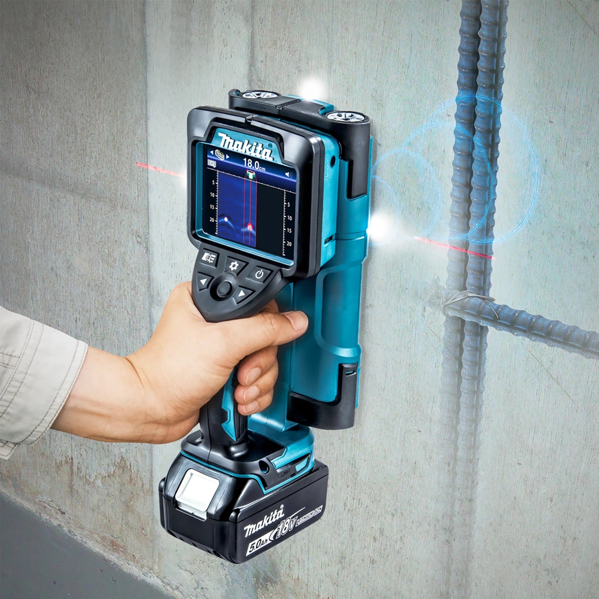Detektor Makita DWD181ZJ 18 V