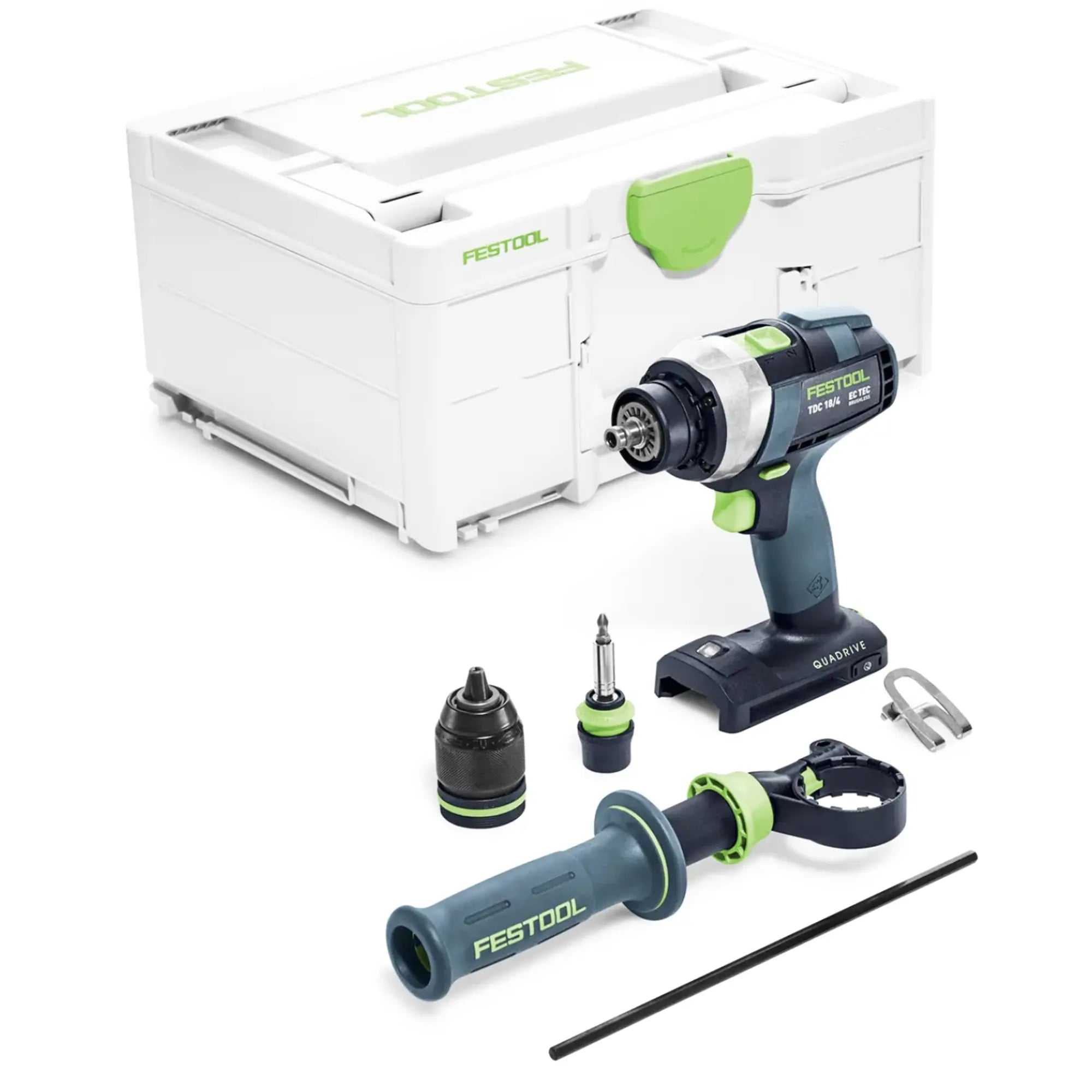Bohrschrauber Festool TDC 18/4-Basic QUADRIVE 18V
