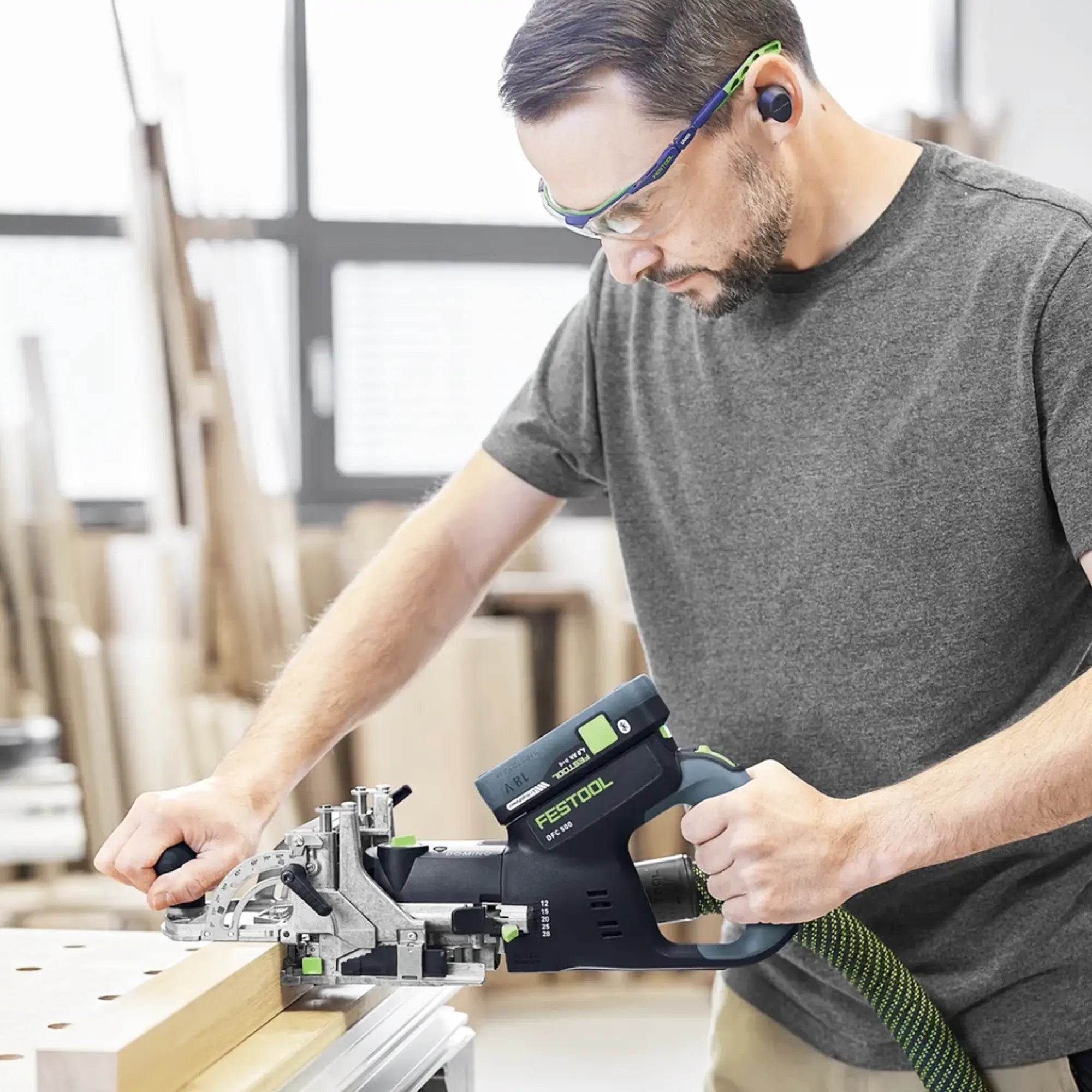 Gelenkfräsmaschine Festool DFC 500 E-Basic DOMINO