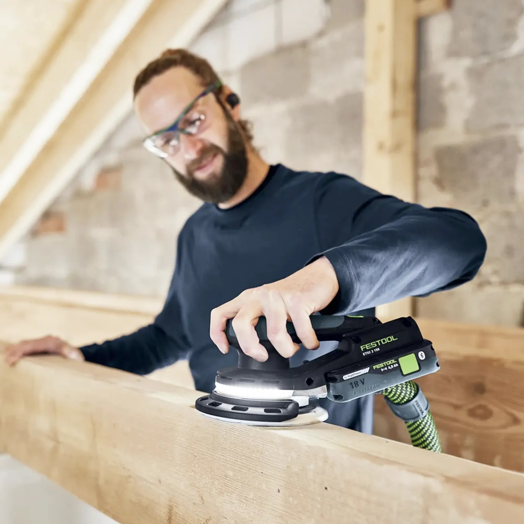 Exzenterschleifer Festool ETSC 2 150-Basic 18V