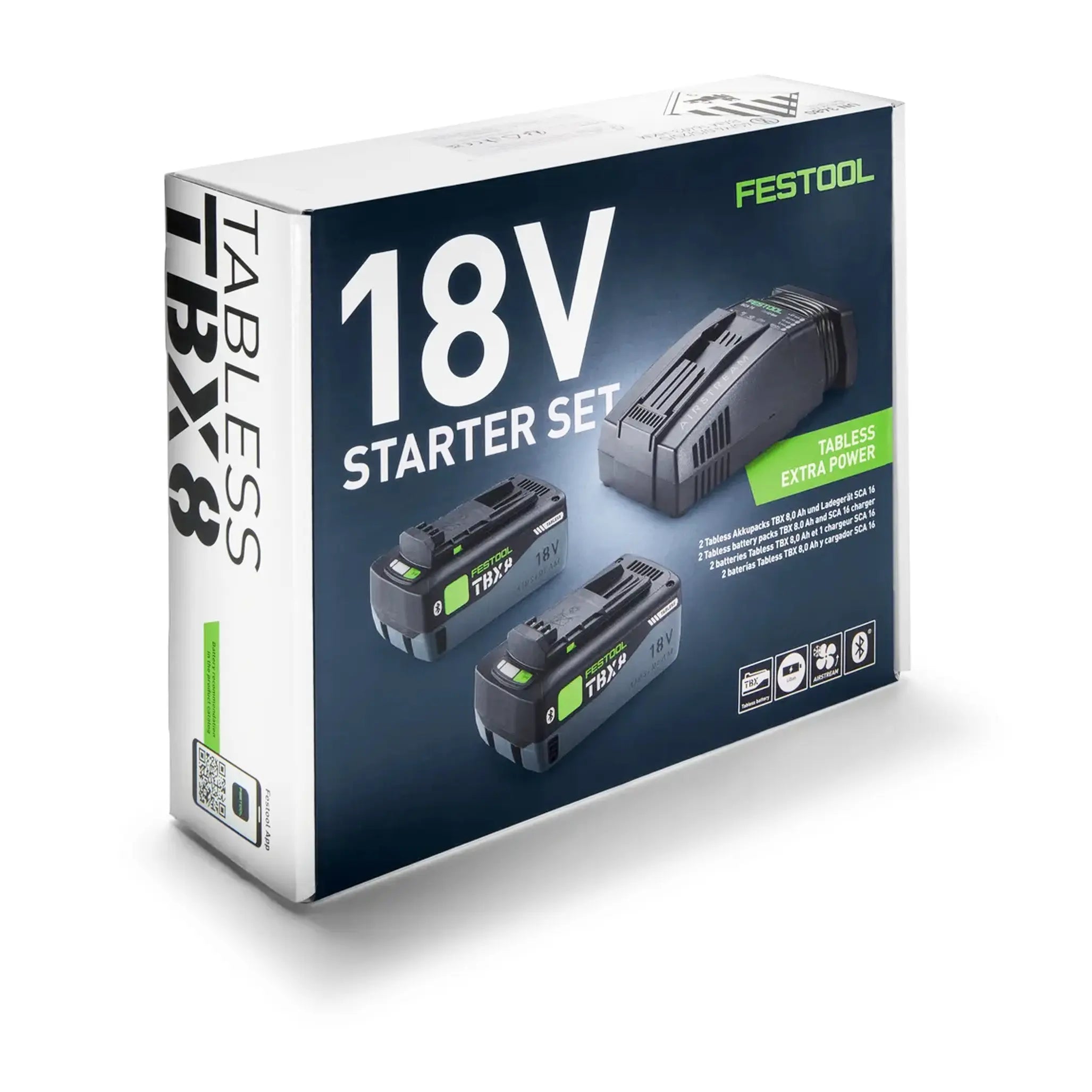 Energie-Set Festool 18V 2xTBX8/SCA16