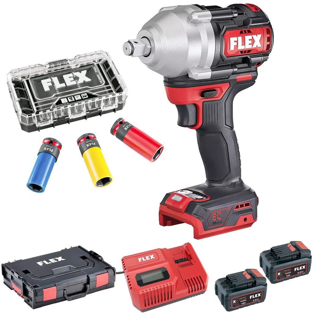 Schlagschrauber Flex IW 1/2" 750 EC C 18V 5Ah