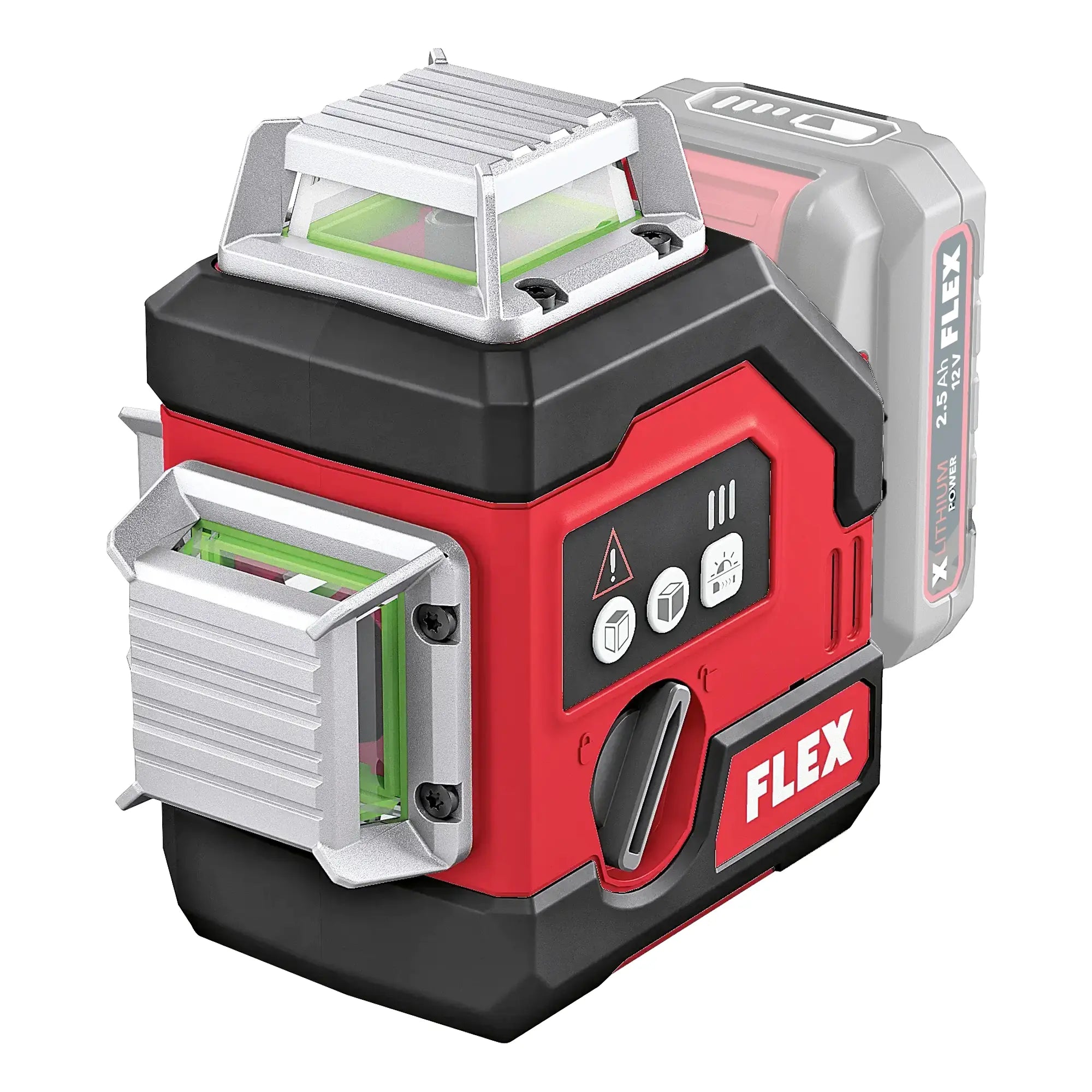 Kreuzlaser-Kit Flex ALC 3/360-G/R 12V 2,5Ah