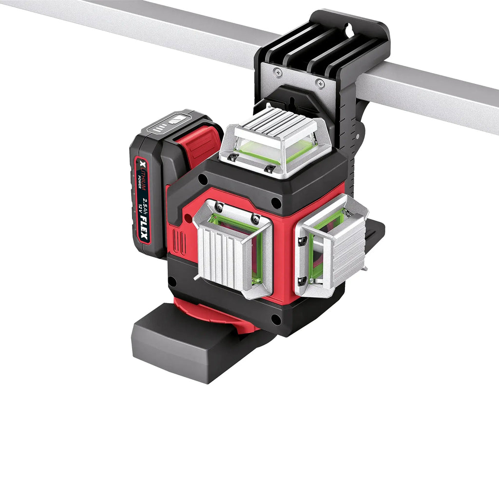 Kreuzlaser Flex ALC 3/360-G/R 12 Sets 12V 2,5Ah