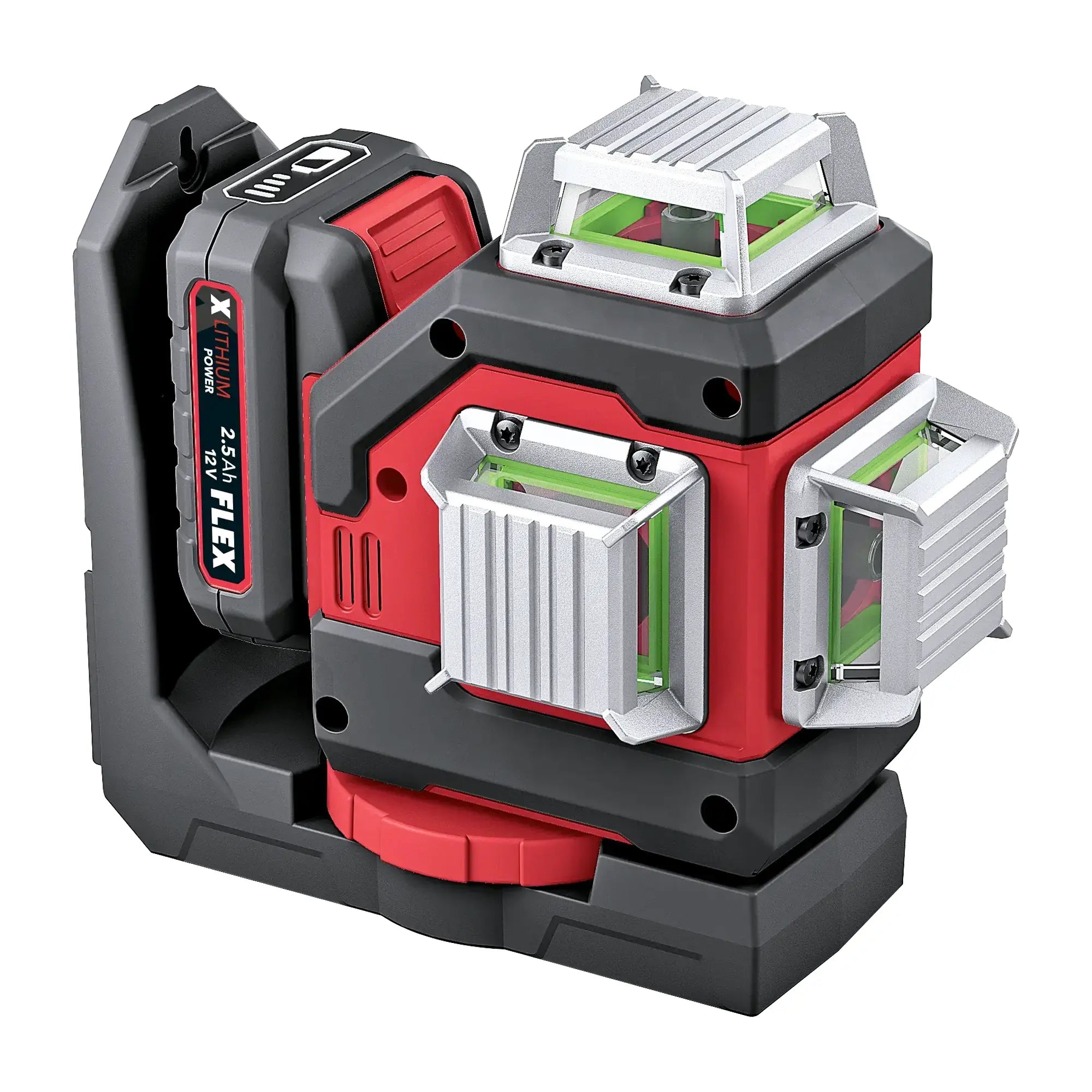 Kreuzlaser-Kit Flex ALC 3/360-G/R 12V 2,5Ah