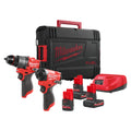 Kombi-Kit Milwaukee M12 FPP2A2-5253X 12V 2,5Ah + 5Ah