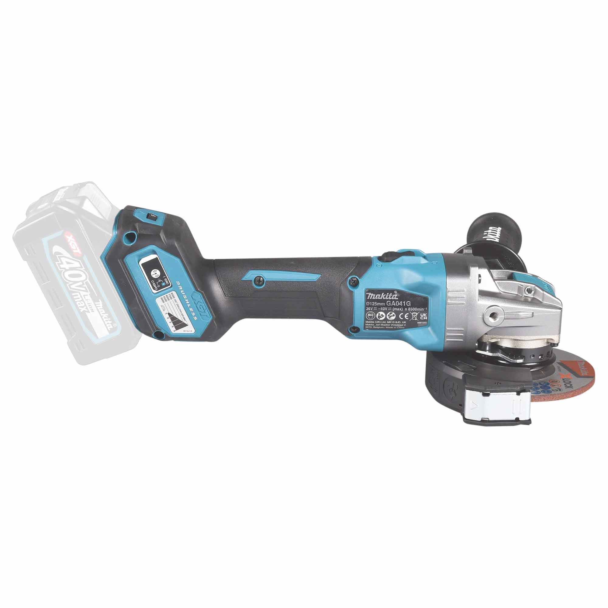 Winkelschleifer Makita GA041GM201 40V 4Ah
