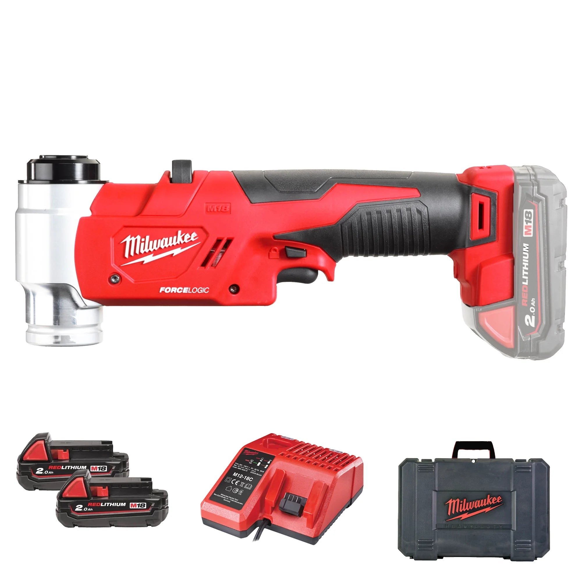 Milwaukee M18 HKP-201C 18V 2Ah Schlagbohrmaschine
