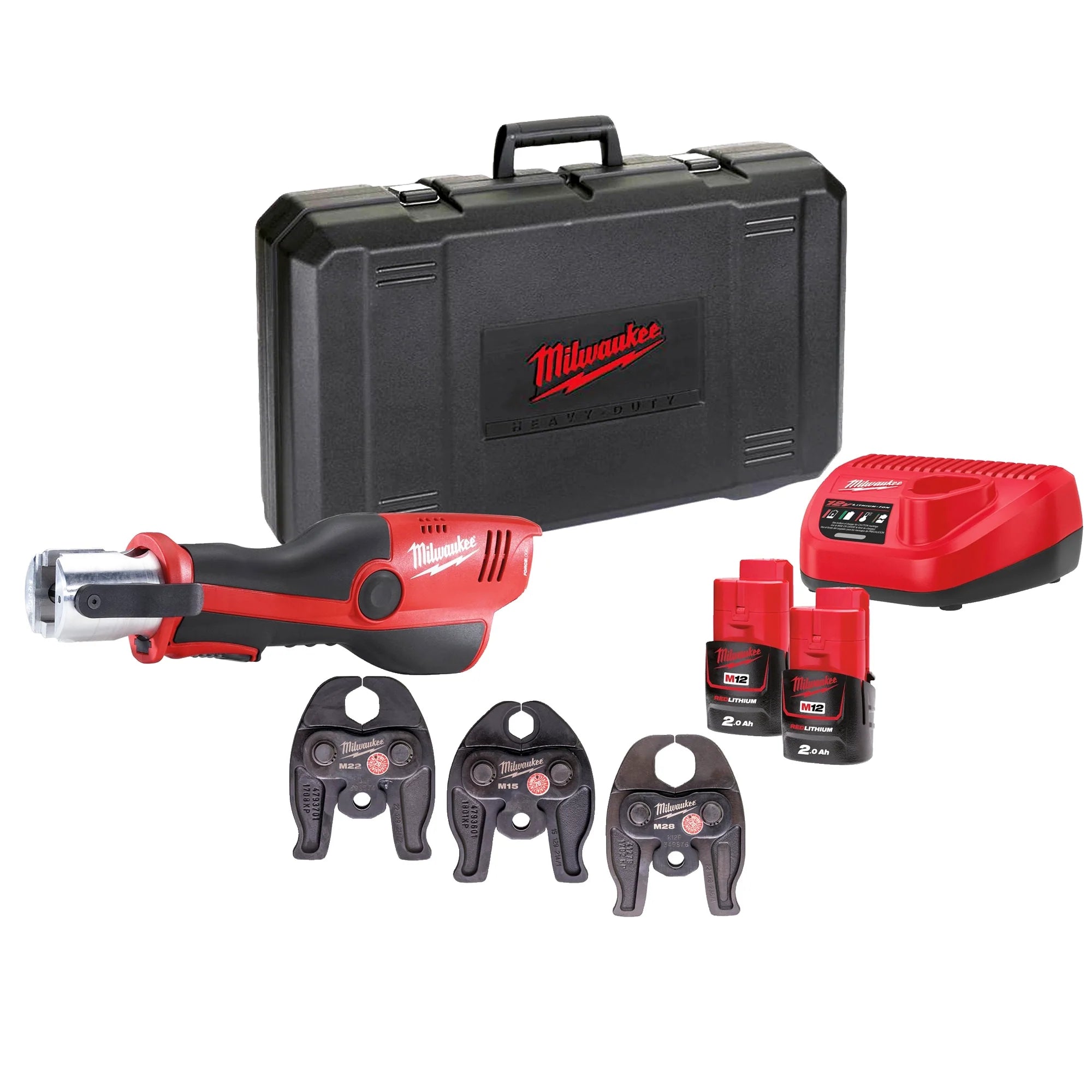 Pressmaschine Milwaukee M12 HPT-202C SET 12V 2Ah