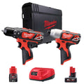 Bausatz Milwaukee M12 BPP2B-421C 12V 4Ah