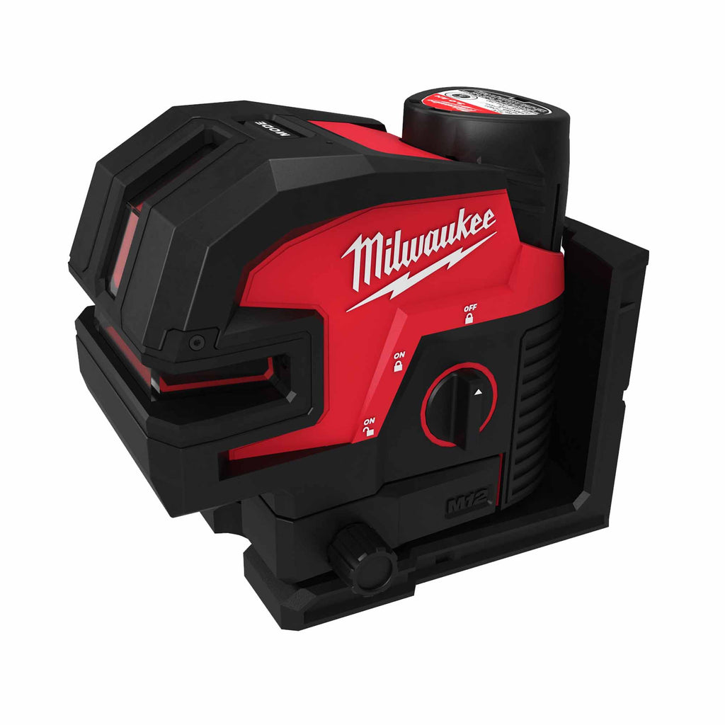 Laser-Wasserwaage Milwaukee M12 CLL4P-301C 12V 3Ah