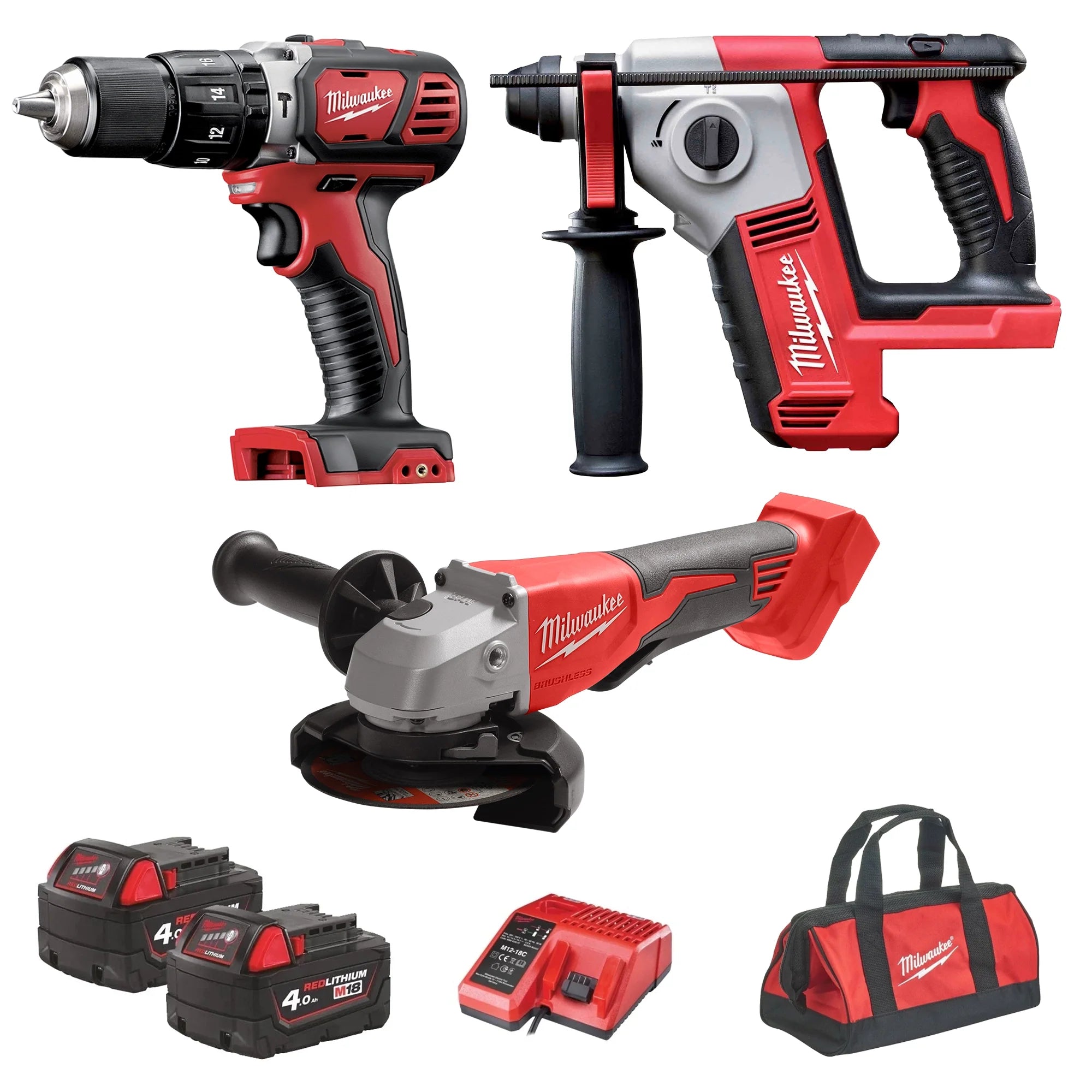 Bausatz Milwaukee M18 BPP3D-543 18 V 4 Ah