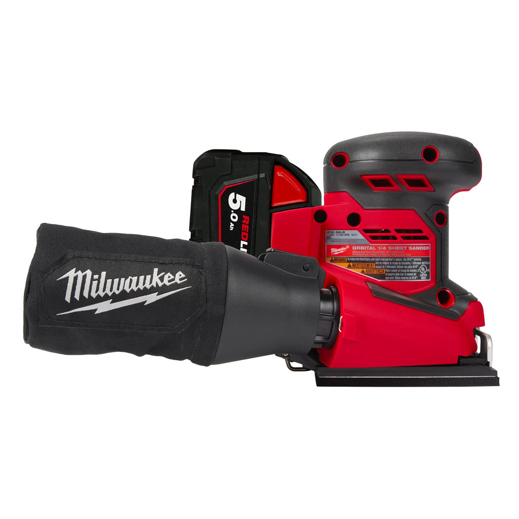 Sander Milwaukee M18 BQSS-502B 18V 5Ah