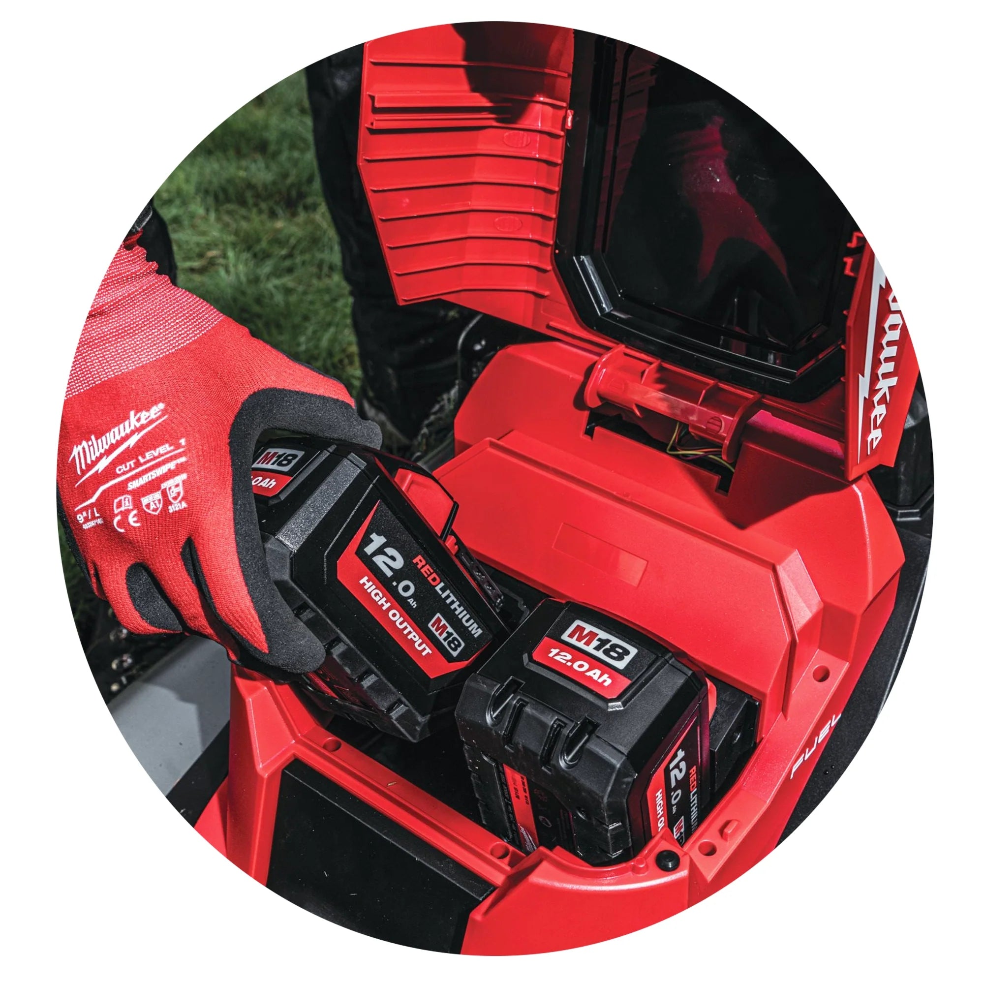 Rasenmäher Milwaukee M18 F2LM53-122 18V 12Ah