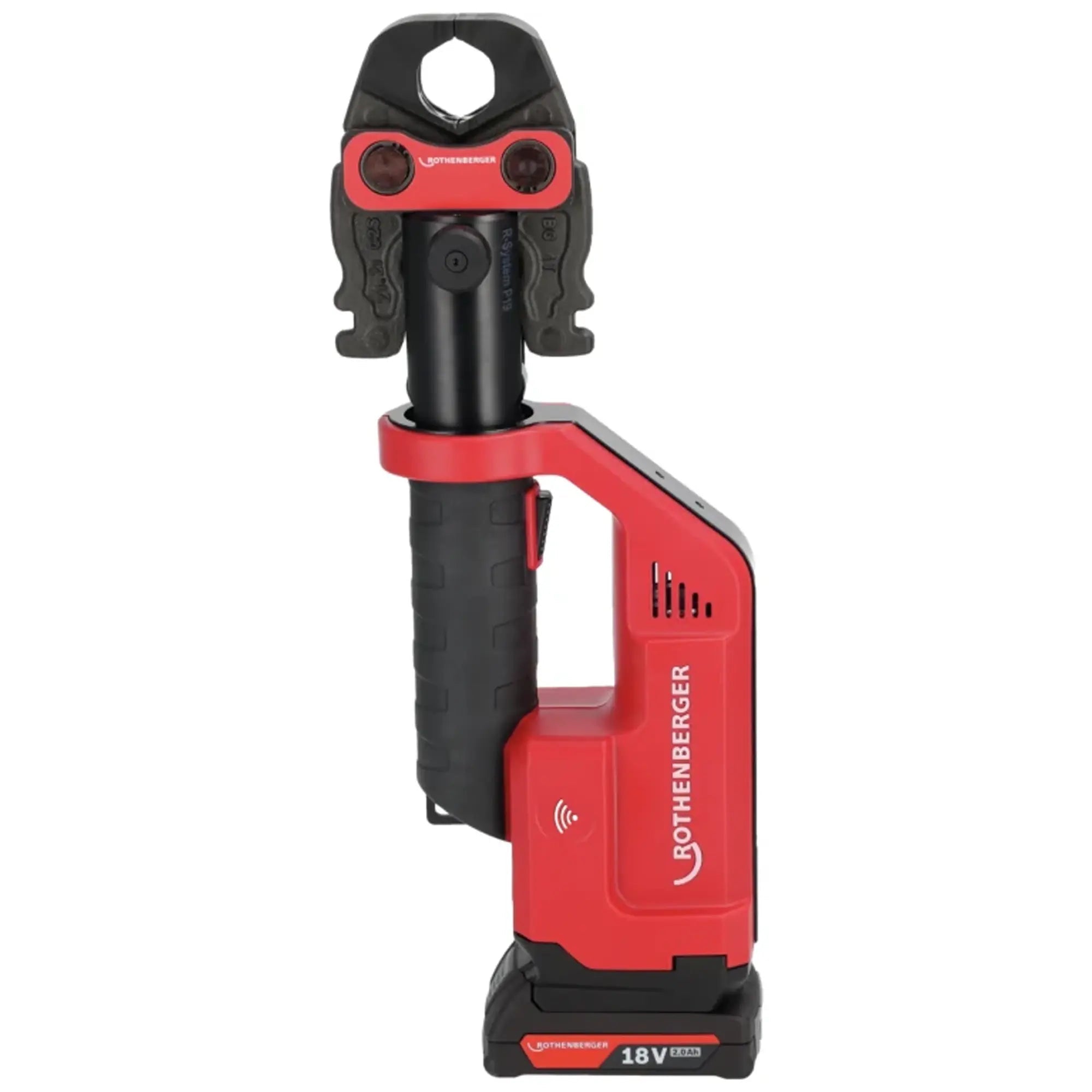 Pressmaschine Rothenberger Romax Compact TT 18V 2Ah + Satz mit 3 Backen