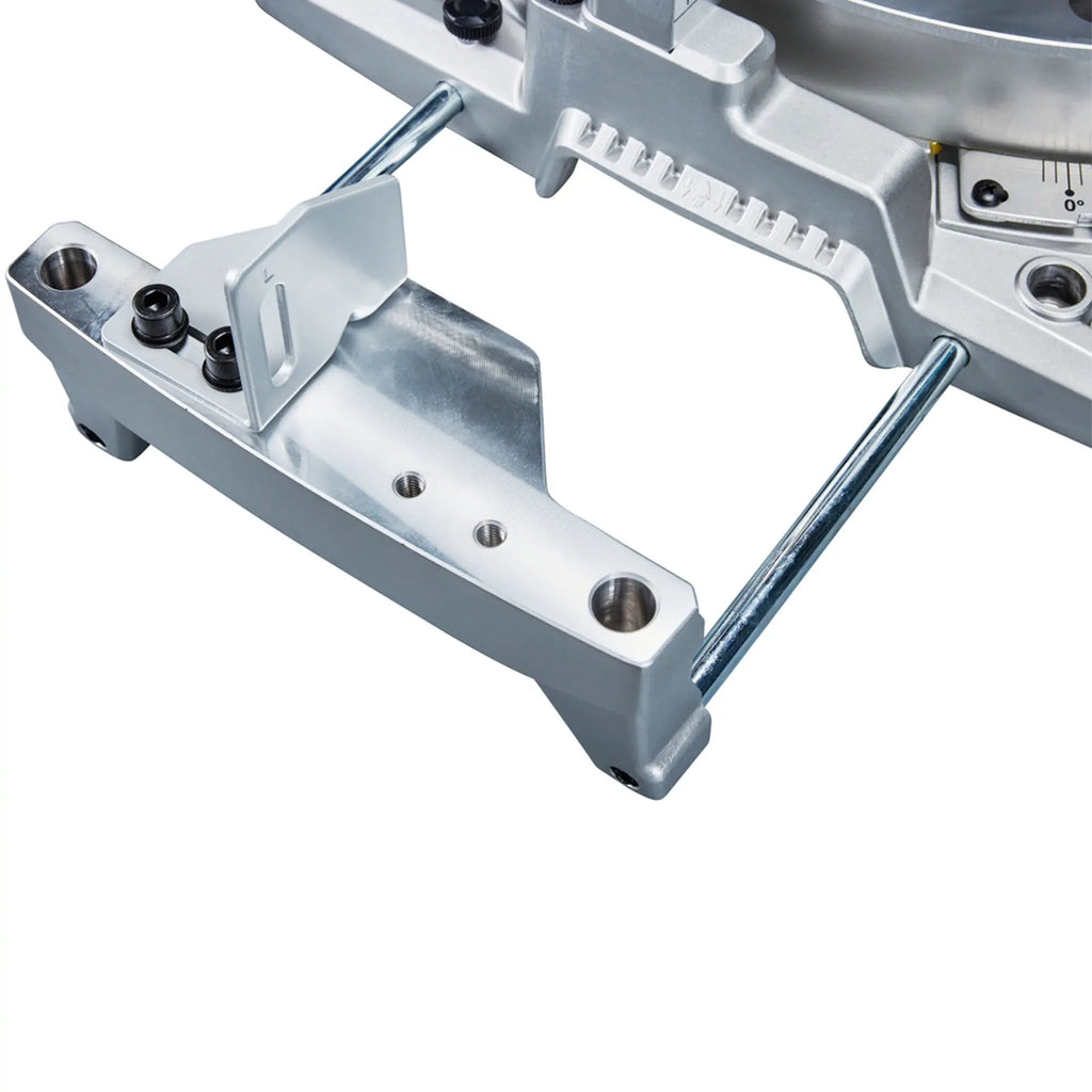 Gehrungssägensatz Makita LS1219L mit DEBWST06-Prüfstand