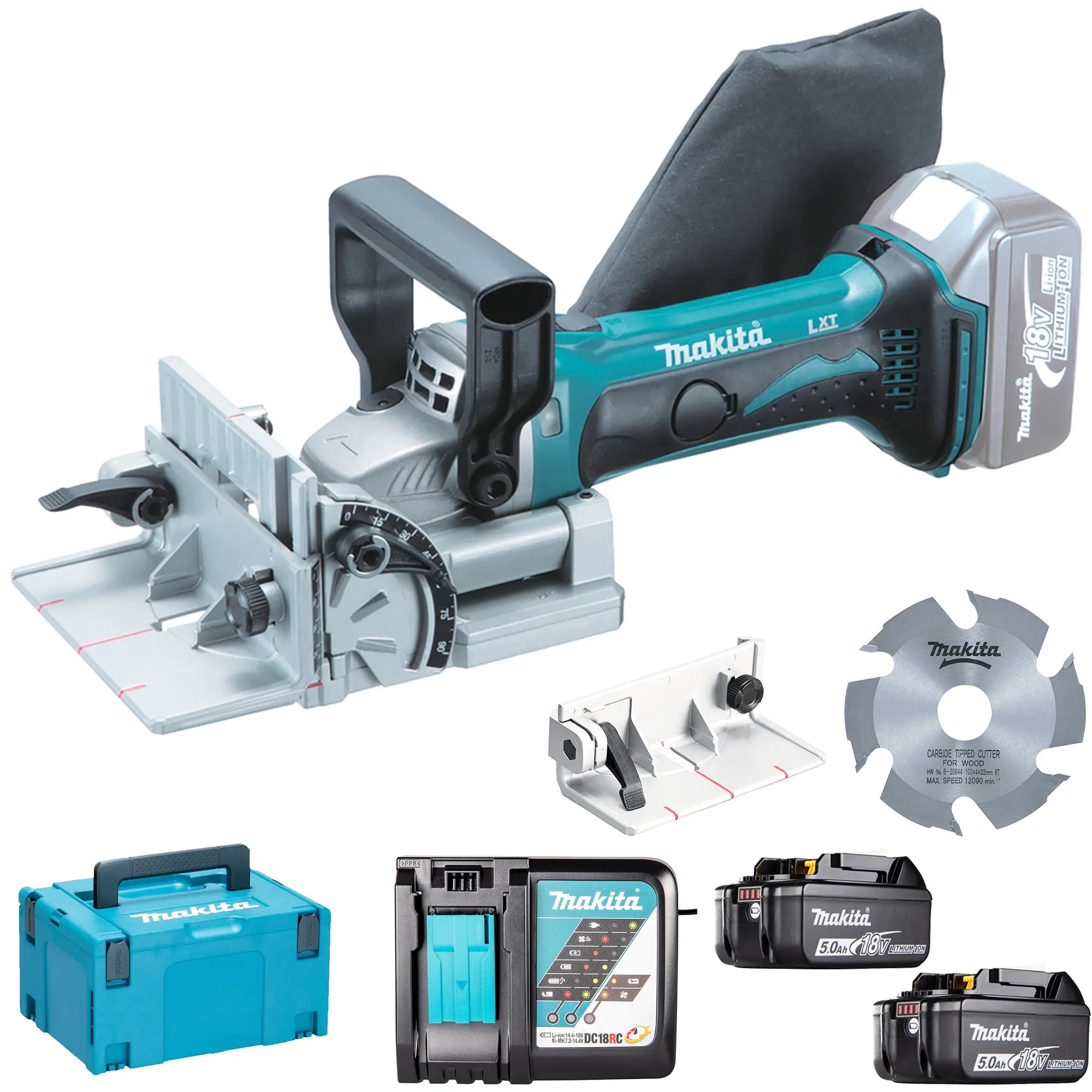 Schaftfräsmaschine Makita DPJ180RTJ 18 V 5 Ah