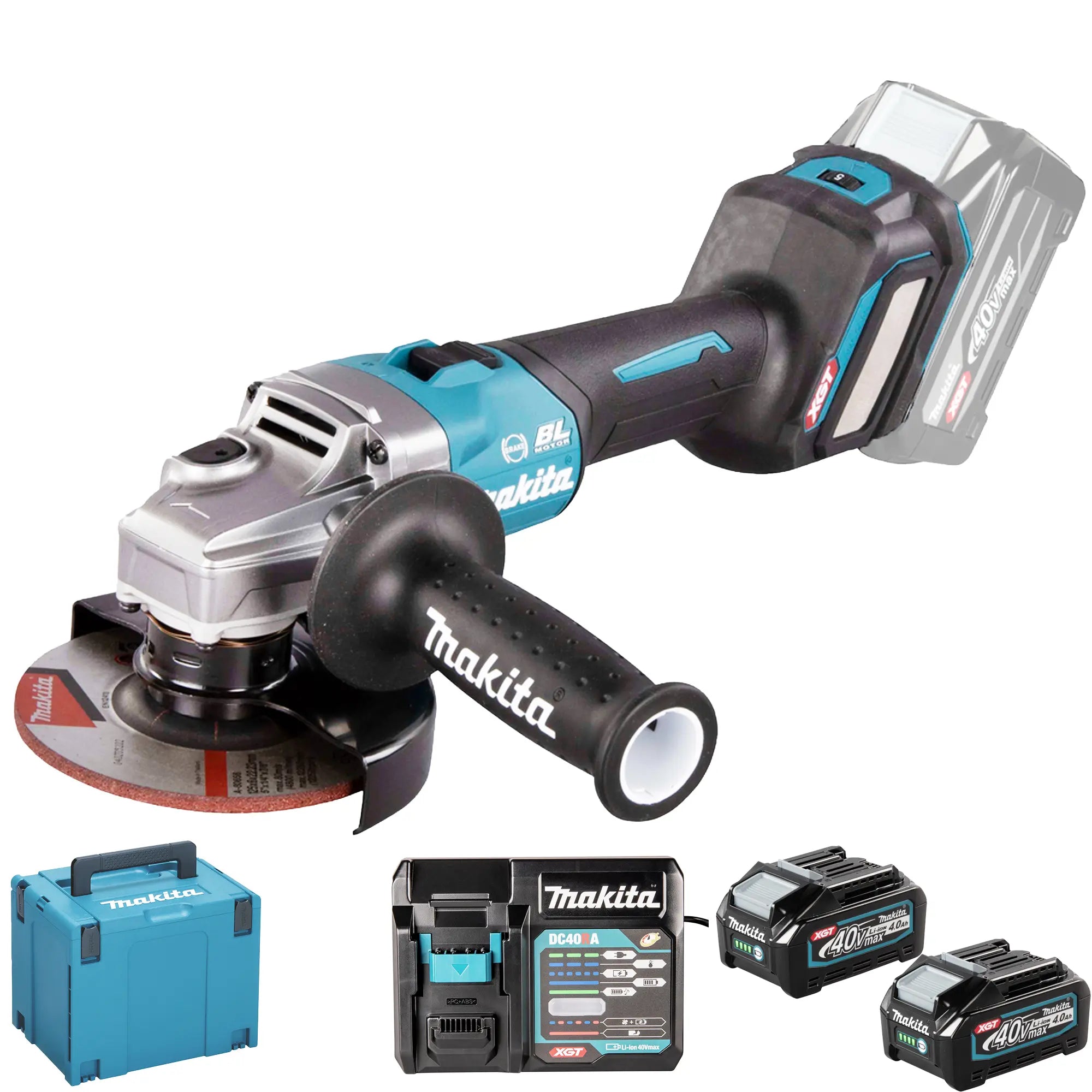 Schleifer Makita GA023GU201 40V 4Ah