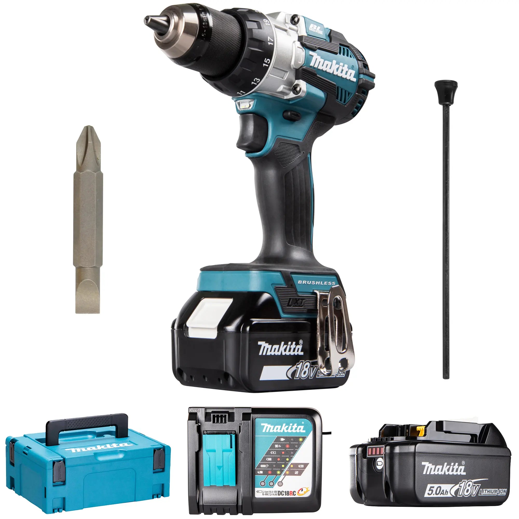 Bohrschrauber Makita DHP489RTJ 18 V 5 Ah