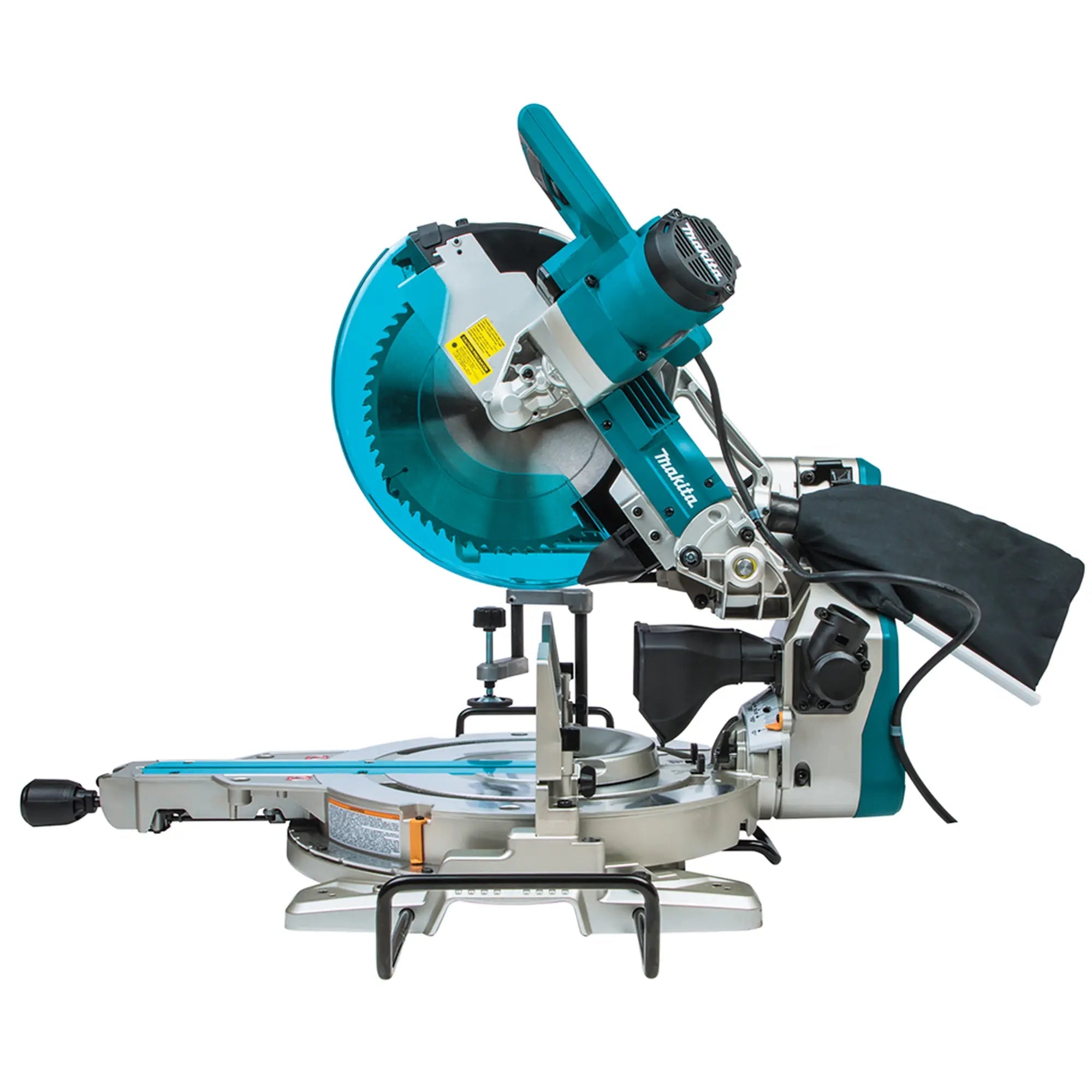 Gehrungssägensatz Makita LS1219L mit DEBWST06-Prüfstand