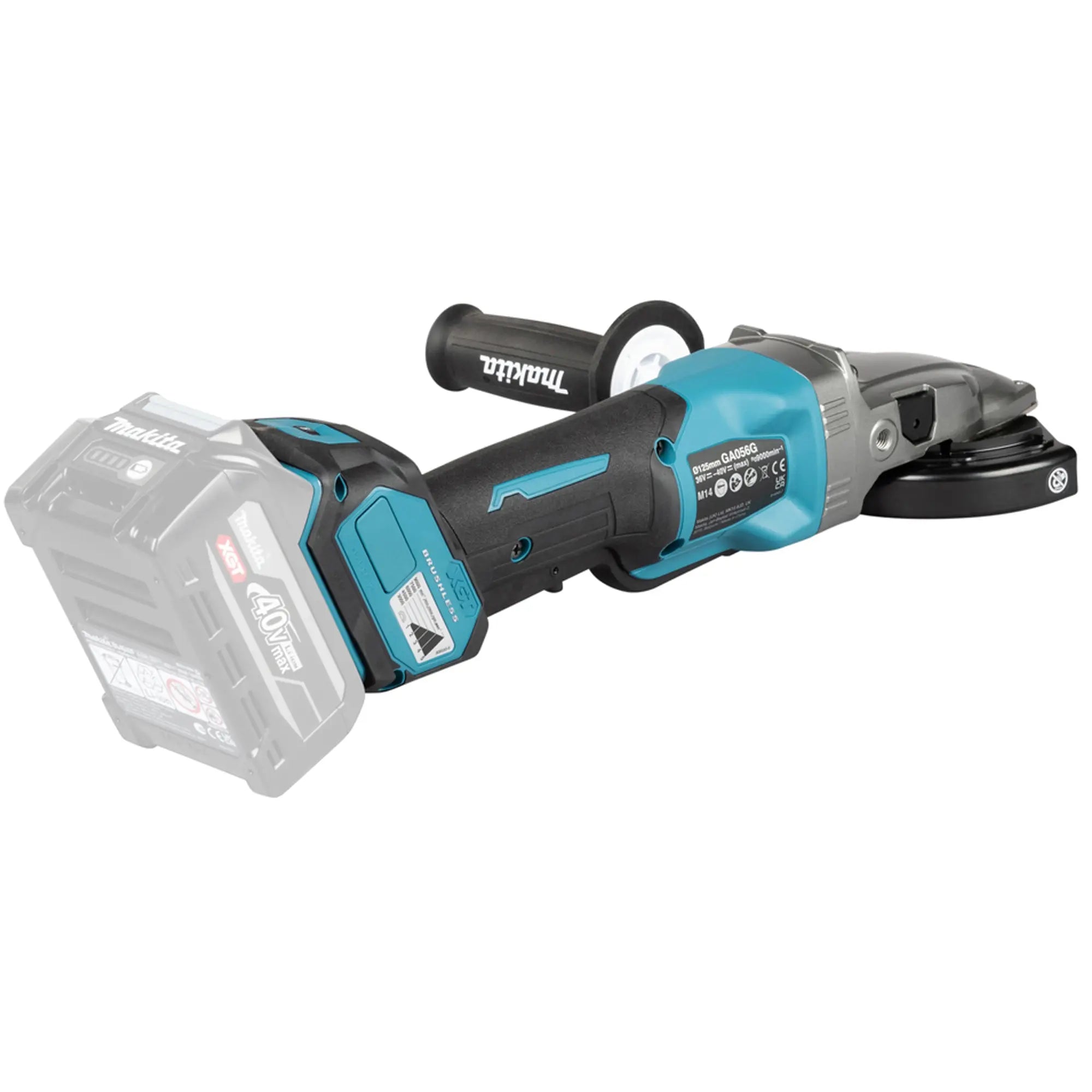 Flachkopfschleifer Makita GA056GZ01 40V